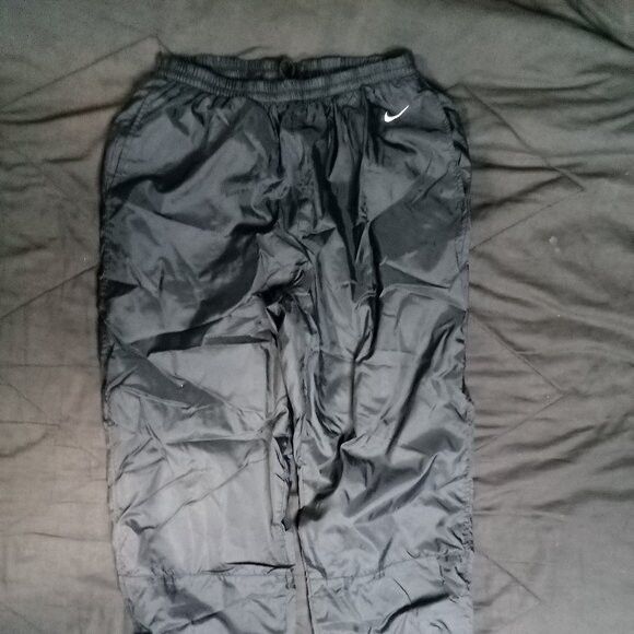 Nike × Vintage Vintage 90s Nike Mesh Lined Wind Pants Joggers Size US 32 / EU 48 - 2 Thumbnail
