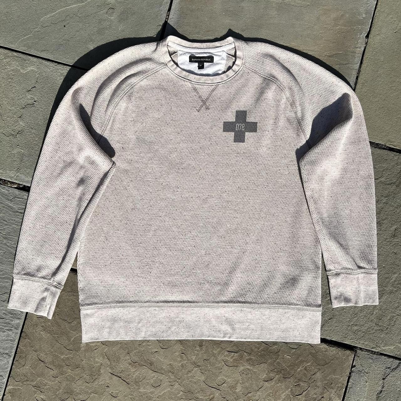 Banana Republic Ecru Waffle Knit Thermal Size US XL / EU 56 / 4 - 1 Thumbnail