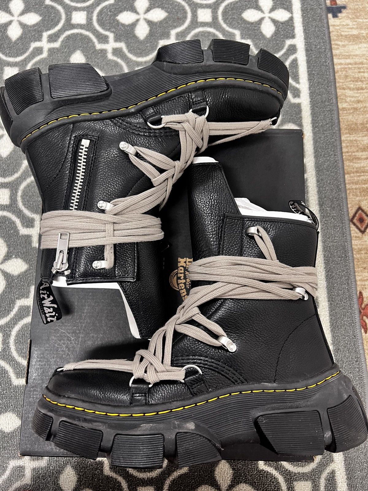 Dr. Martens × Rick Owens Dr. Martens X Rick Owens 1460 DMXL Mega Lace Boot Size US 9 / EU 42 - 3 Thumbnail