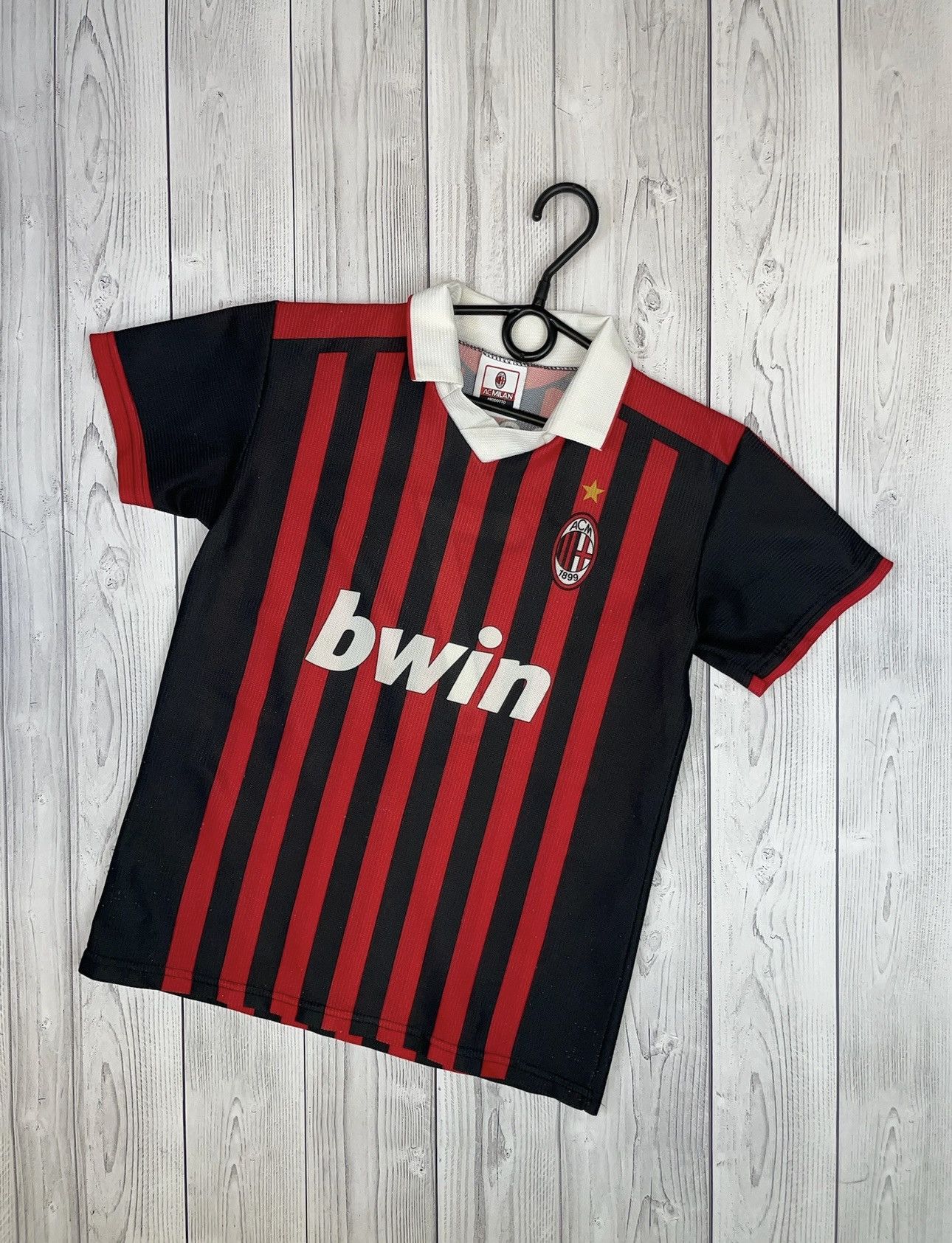 Vintage Vintage AC Milan soccer jersey size Xs 7 Pato Size US XS / EU 42 / 0 - 2 Thumbnail