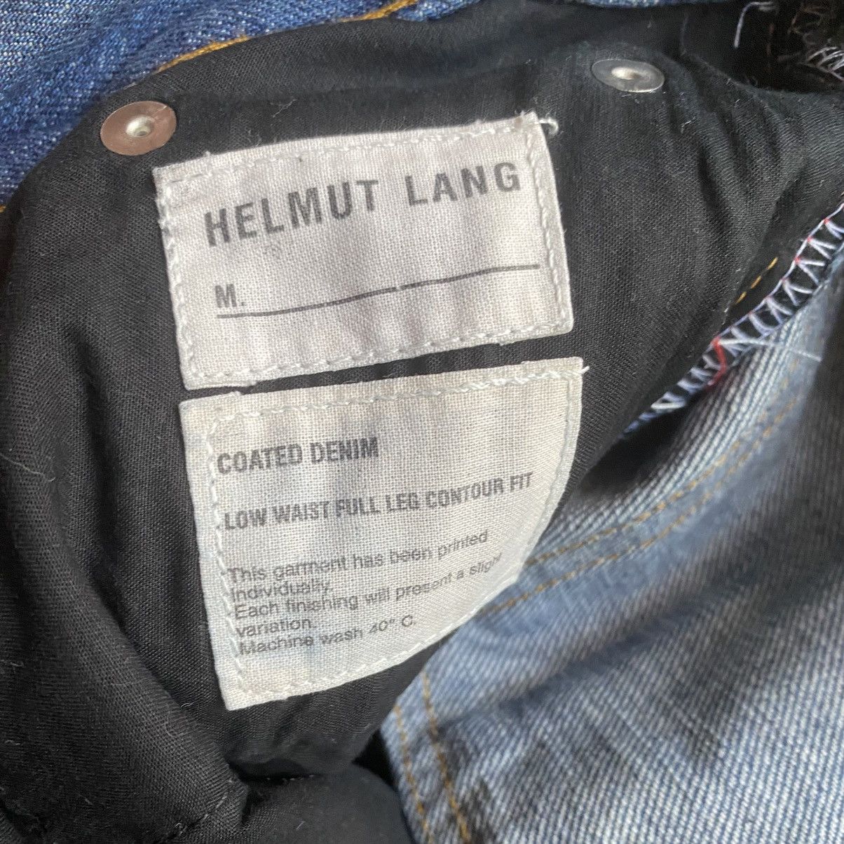 Helmut Lang Archive Coatd Denim Low Waist Contour Fit Size US 31 - 6 Thumbnail