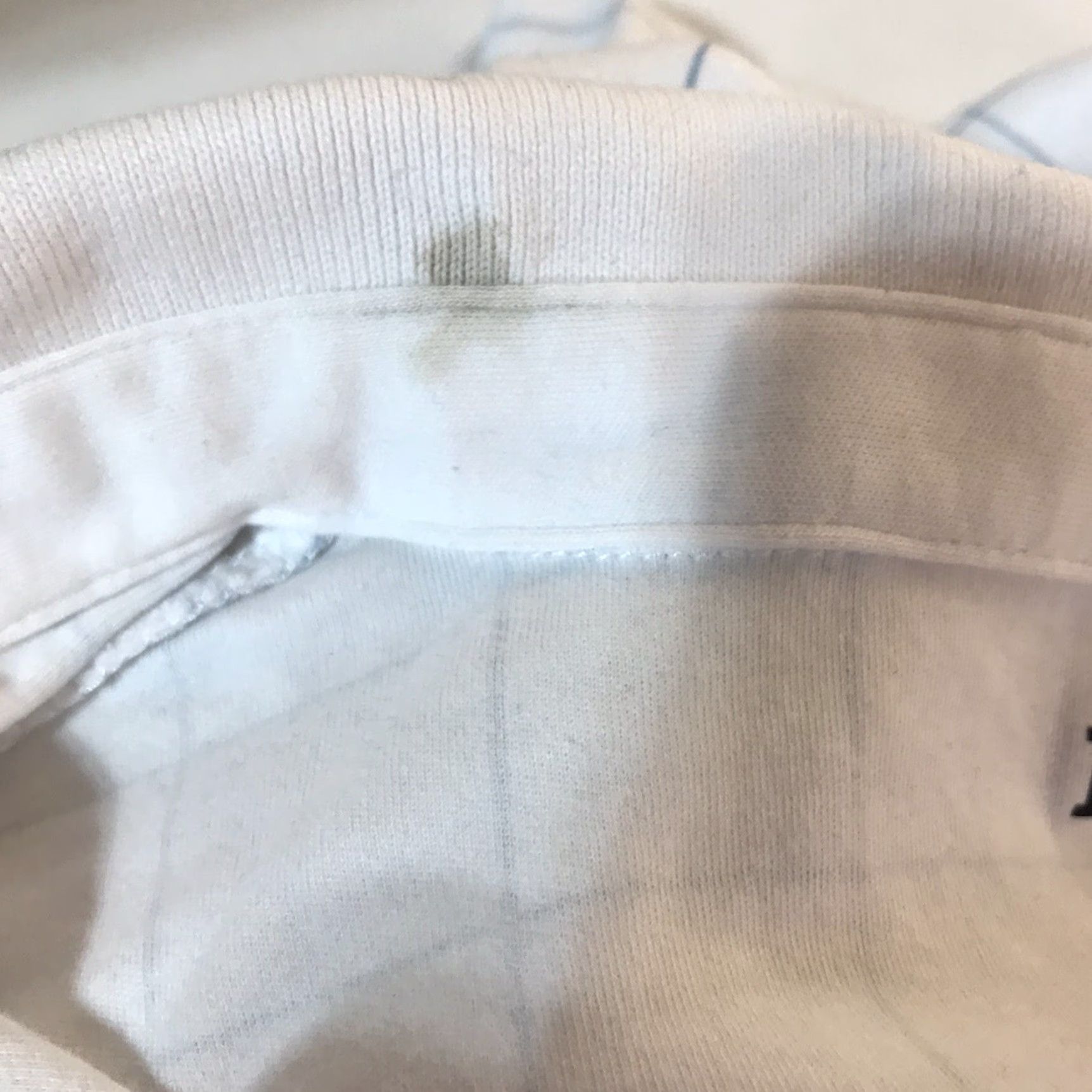 Izod IZOD Striped Polo Shirt Mens XL White/Blue 1/4 Button Casual Activewear Size US XL / EU 56 / 4 - 7 Thumbnail