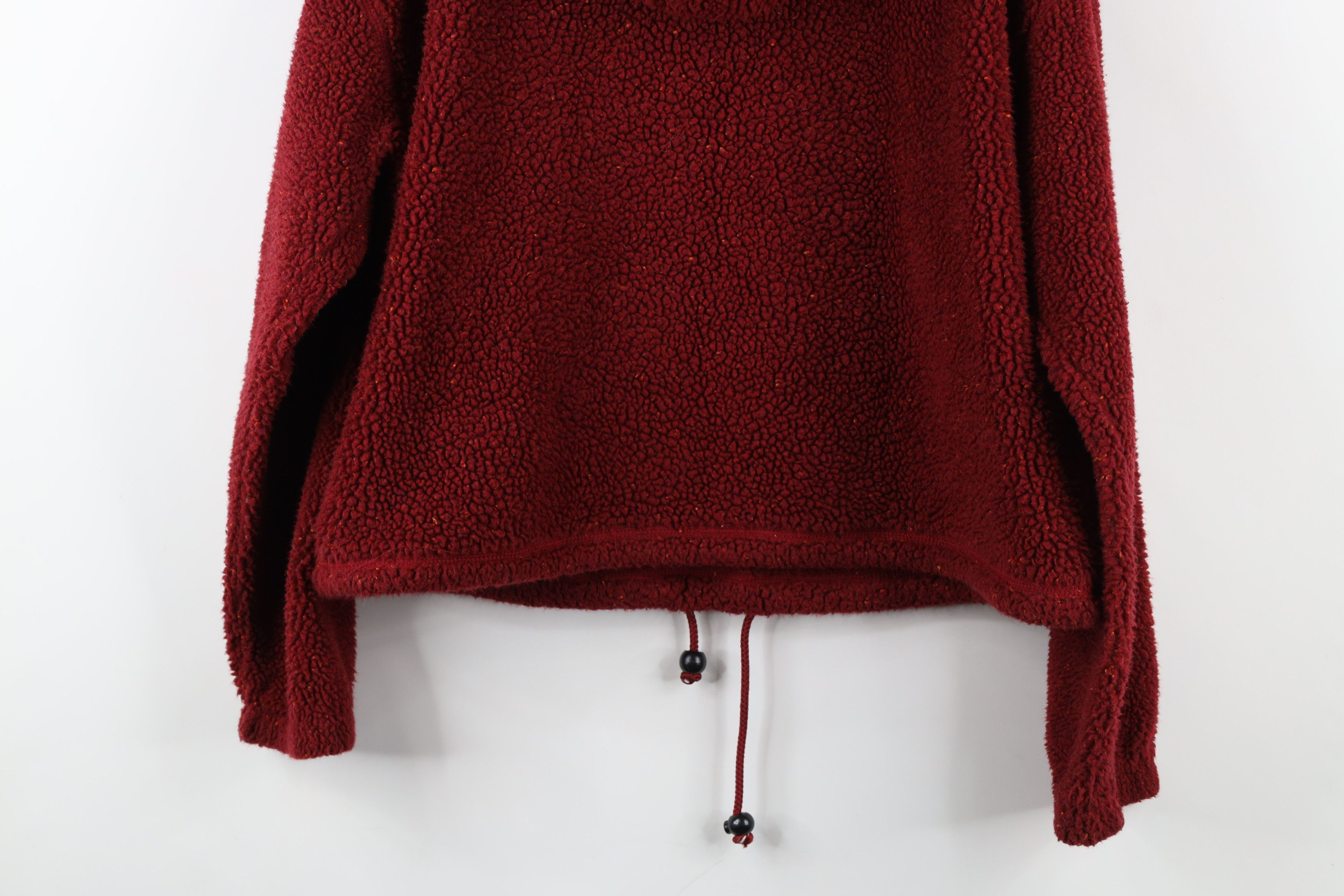 Vintage Vintage 90s Streetwear Cropped Deep Pile Fleece Hoodie USA Size M / US 6-8 / IT 42-44 - 12 Thumbnail