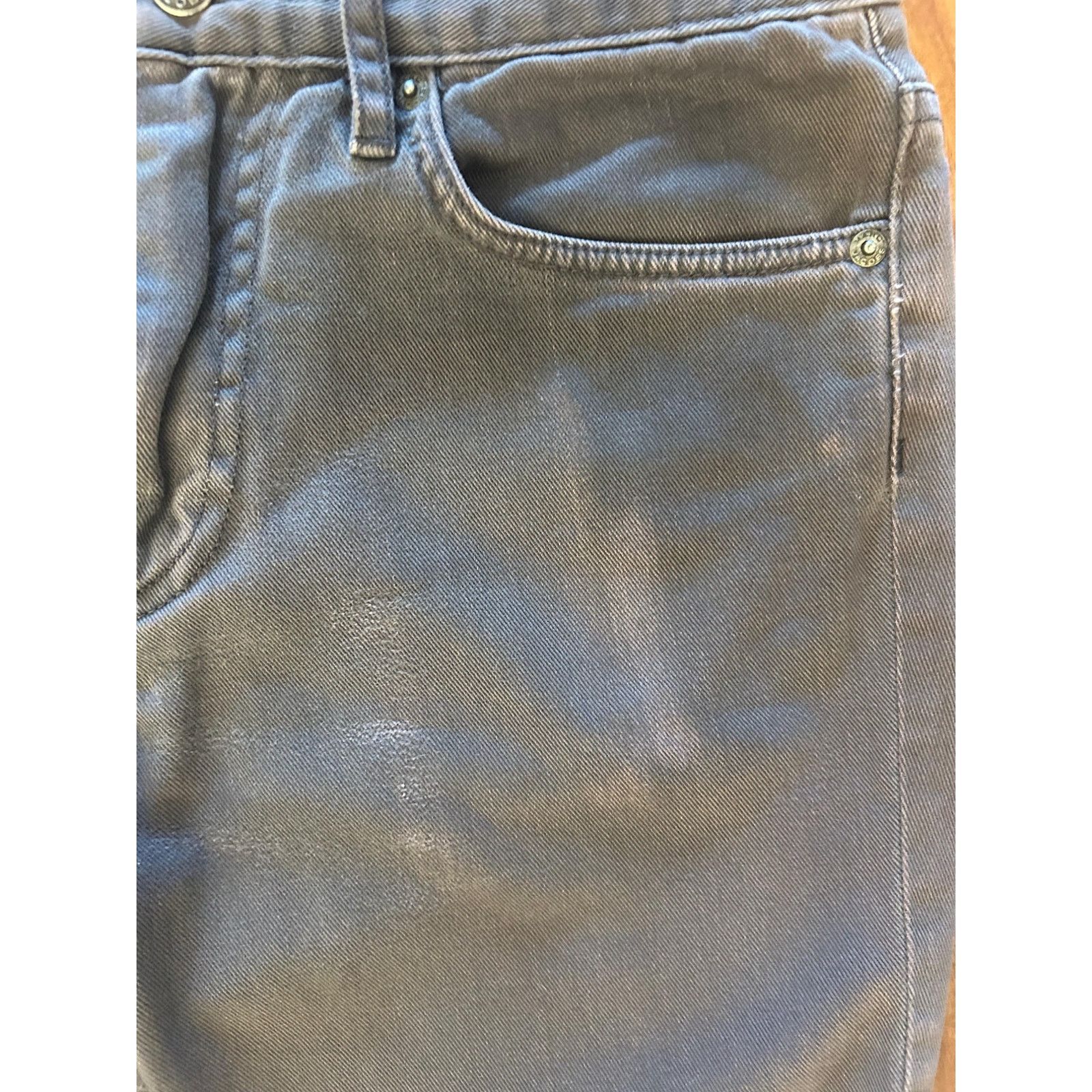 Marc Jacobs Marc Jacobs Uniform Fit Light Charcoal Grey Jeans 28x27 Size 28" / US 6 / IT 42 - 7 Thumbnail