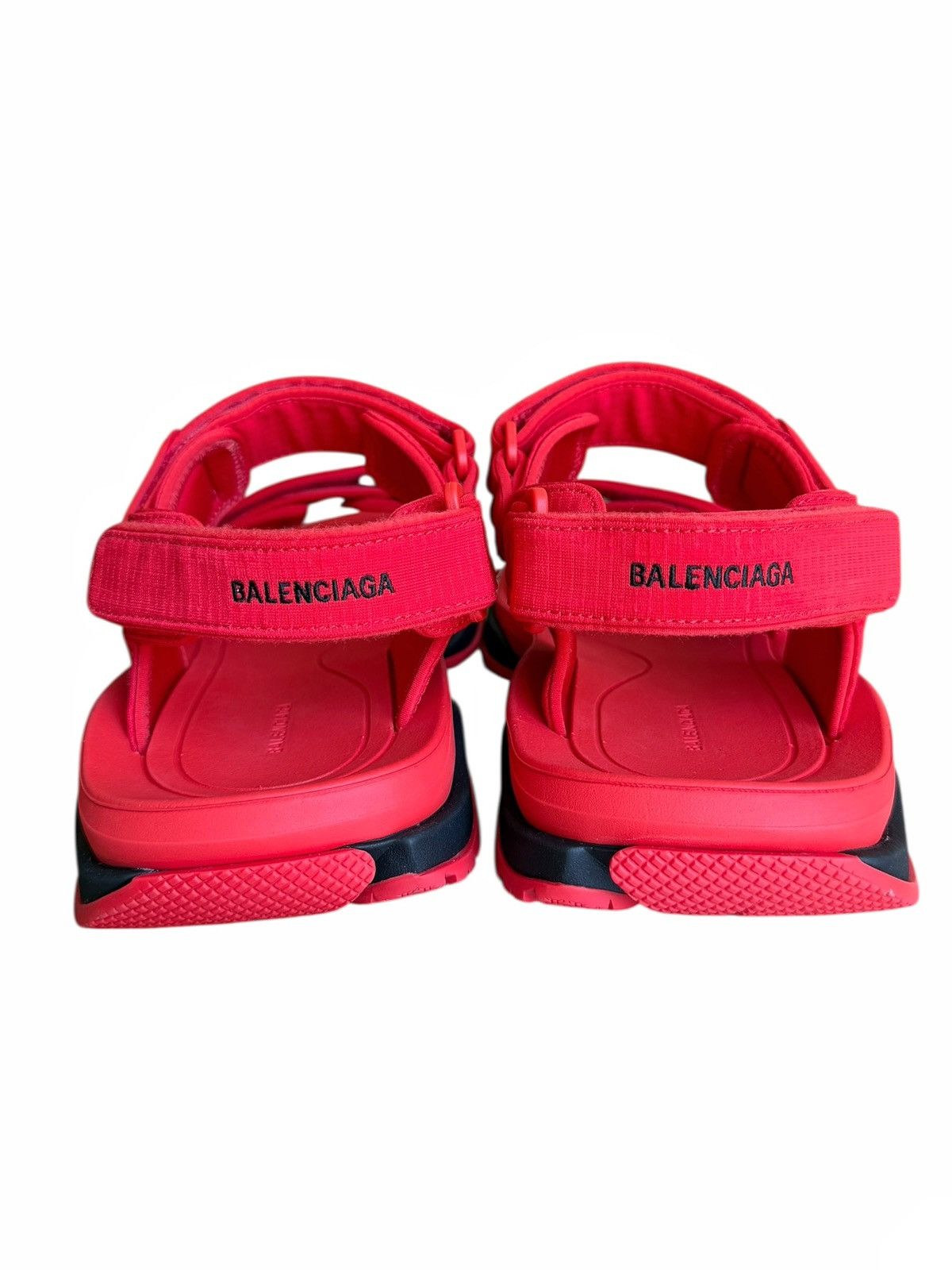 Balenciaga Tourist Red/Black Strap Tevas Sandal Size US 12 / EU 45 - 3 Thumbnail
