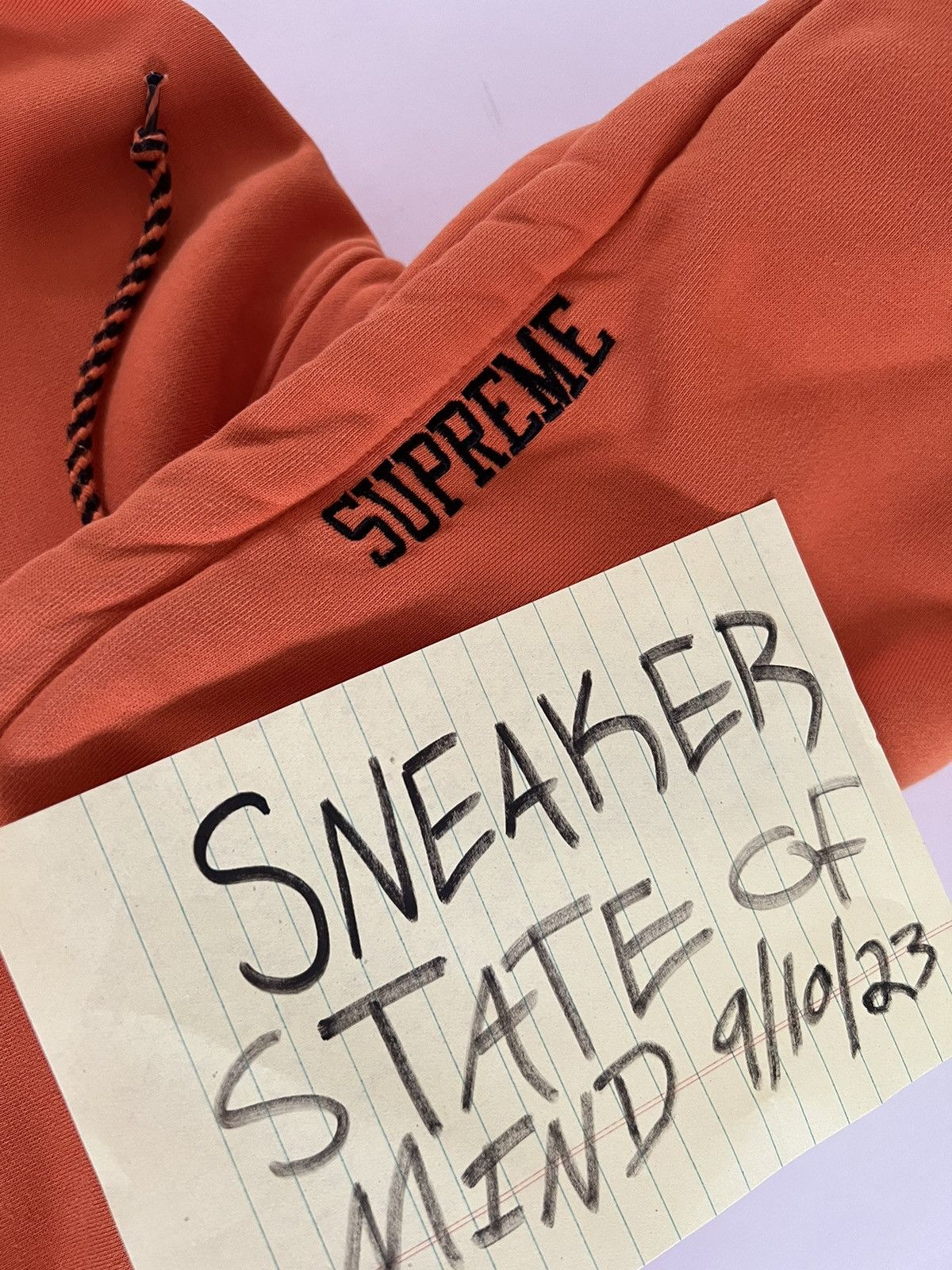 Champion × Supreme RARE Supreme x Champion Hoodie Sweatshirt Orange Size Large Size US L / EU 52-54 / 3 - 4 Thumbnail
