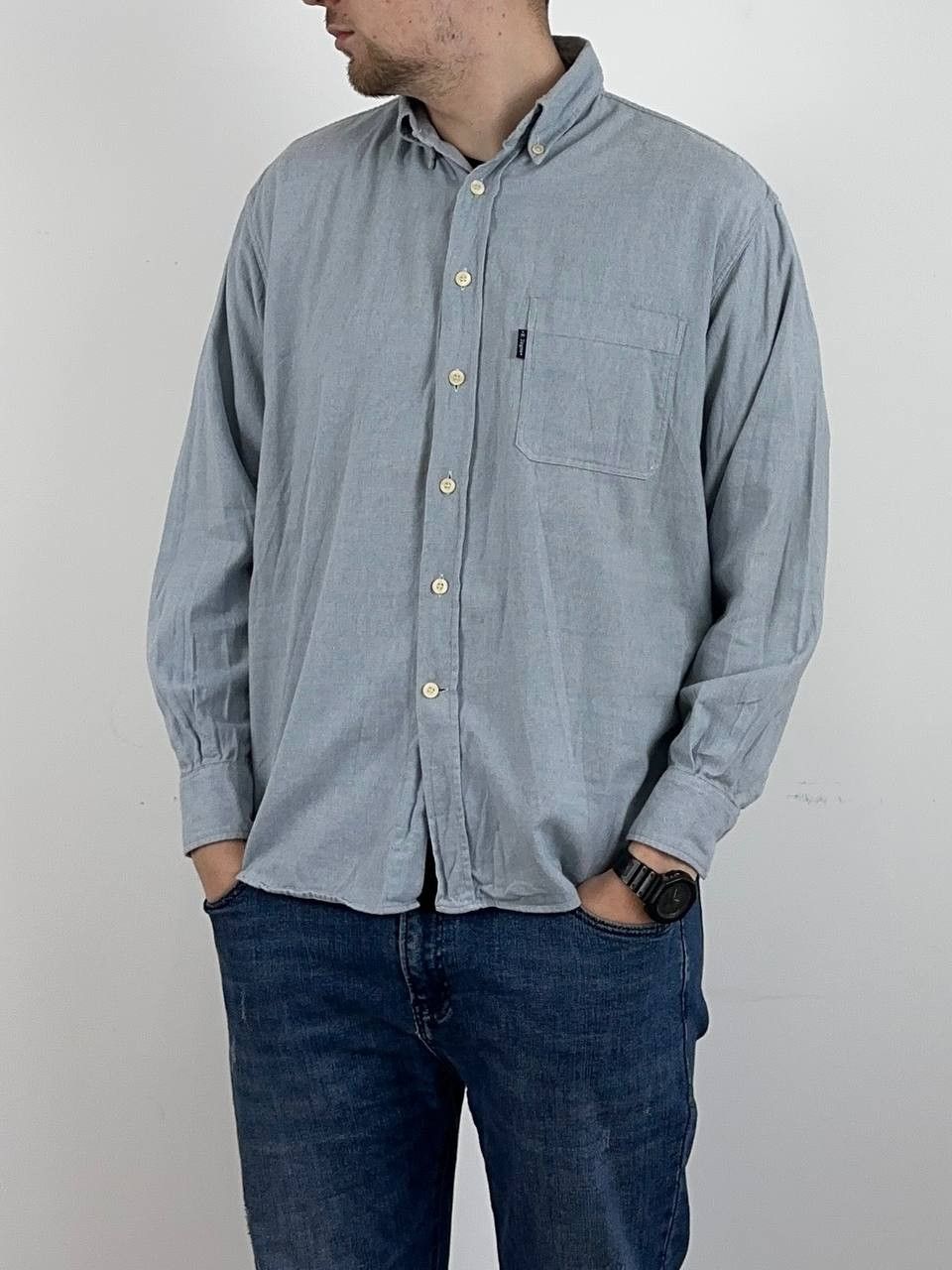 Ermenegildo Zegna Ermenegildo Zegna Yachting Blue Luxury Shirt Size XL Size US XL / EU 56 / 4 - 13 Thumbnail