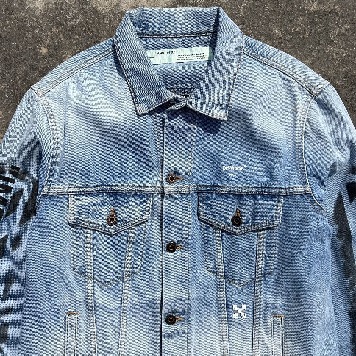 Off-White Off-White 19SS Impressionism Denim Jacket Size US S / EU 44-46 / 1 - 3 Thumbnail