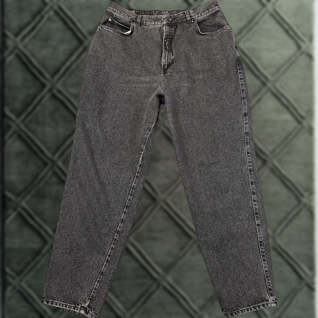 Levi's VINTAGE Levi's Jeans Womens 22 (34x31.5) Black Denim 900 Series 80s 90s Size 40" / US 18 - 1 Thumbnail