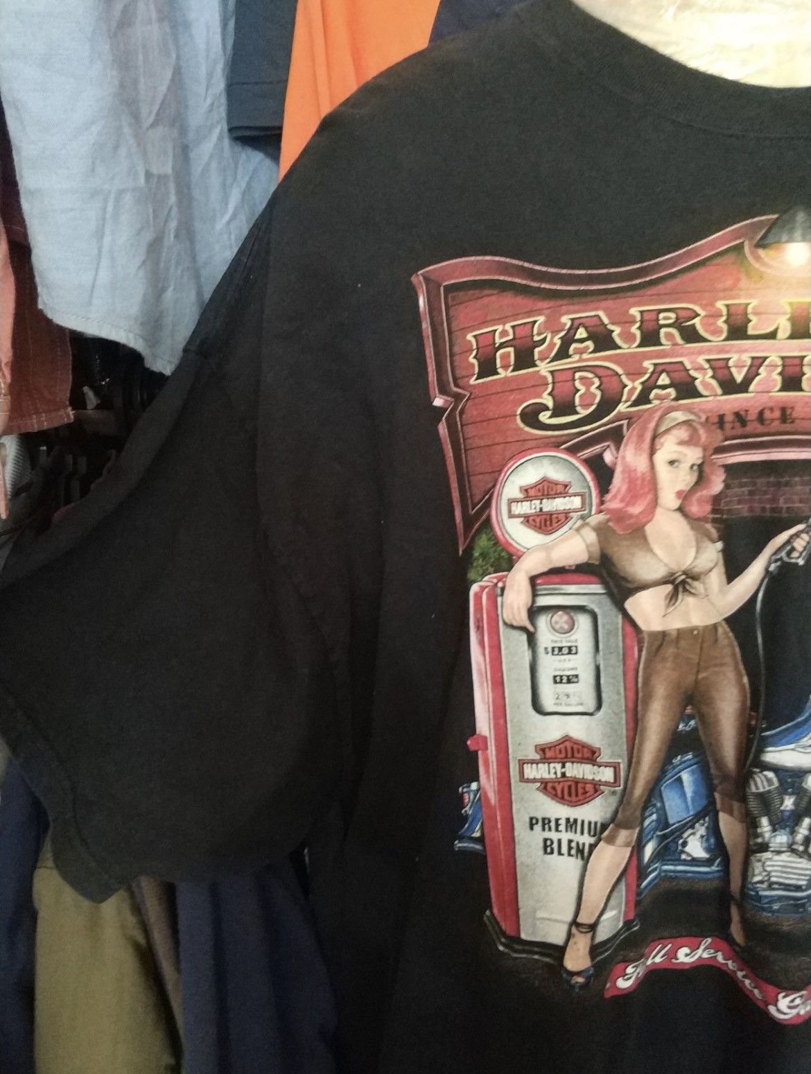 Harley Davidson 🔥Big Size Harley Davidson Sexy Pump Lady Big Printed Size US XXL / EU 58 / 5 - 7 Thumbnail