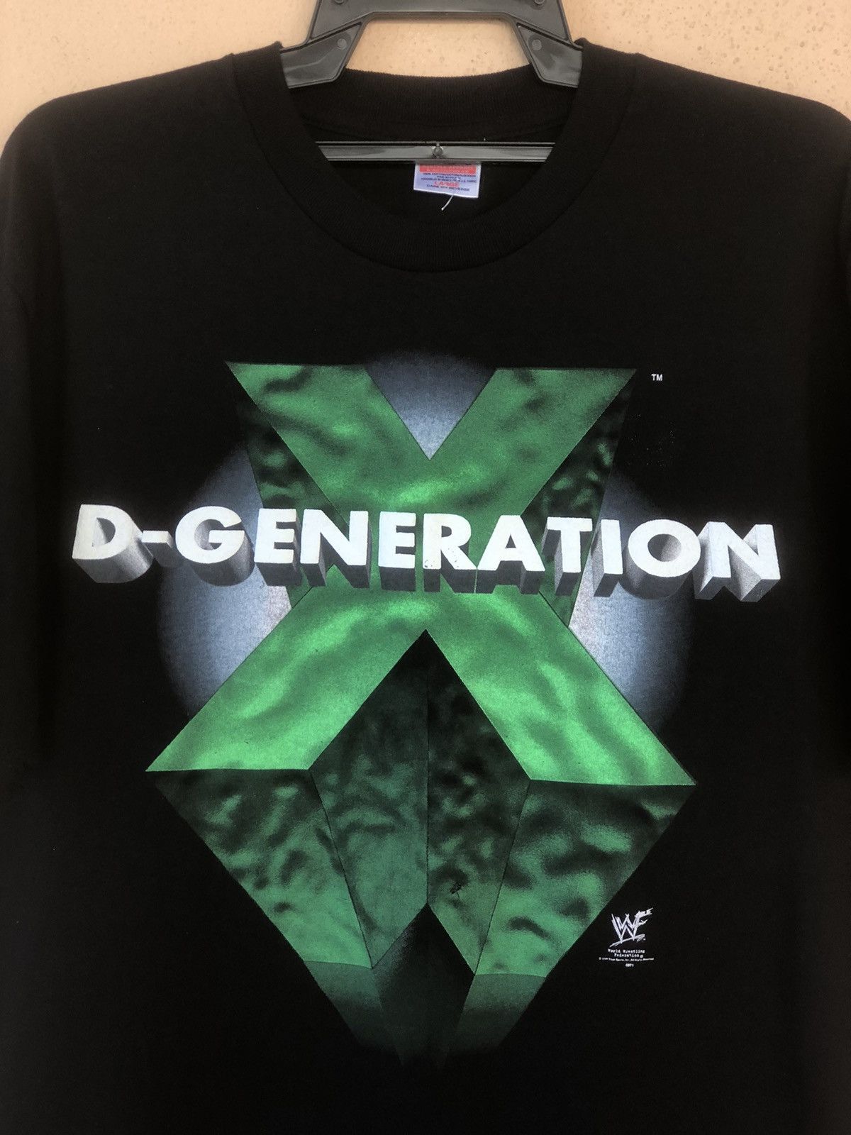 Vintage × WWF Vintage 90s D-GENERATION X WWF Wrestling Tee Size US L / EU 52-54 / 3 - 3 Thumbnail