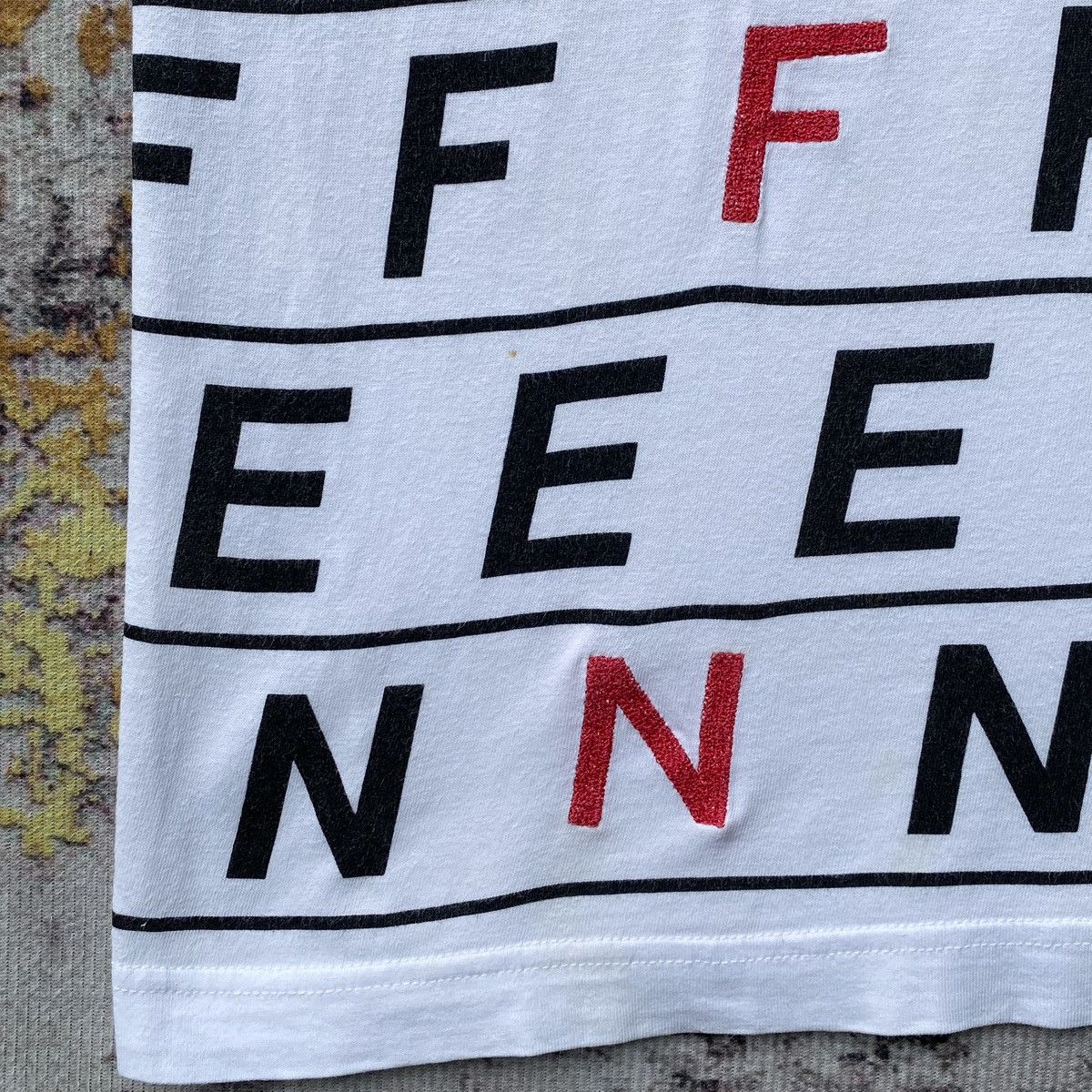 Fendi Vintage Fendi Red Word Embroidery Spellout Fendi Shirt Size US M / EU 48-50 / 2 - 10 Thumbnail