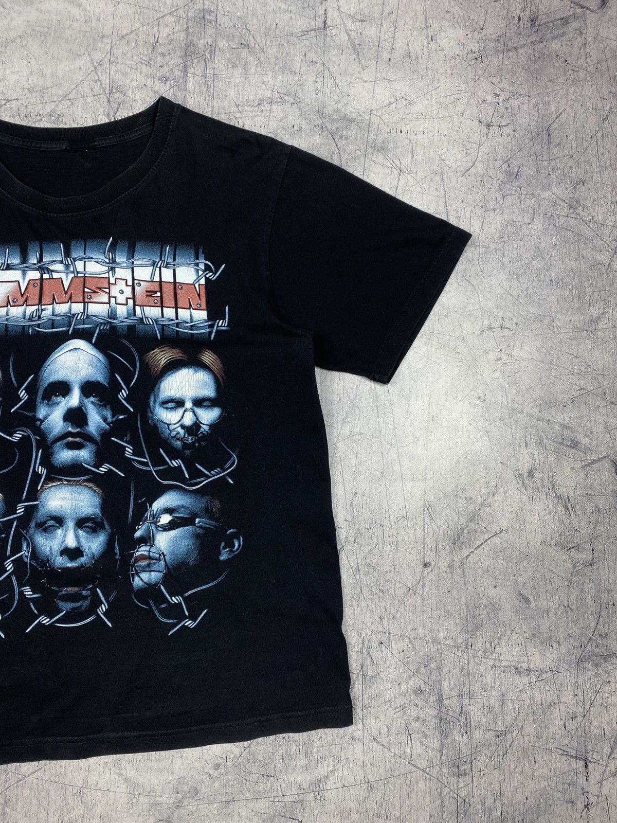 Band Tees Rammstein Double-Sided Graphic Band T-Shirt Vintage Y2K Size US L / EU 52-54 / 3 - 4 Thumbnail