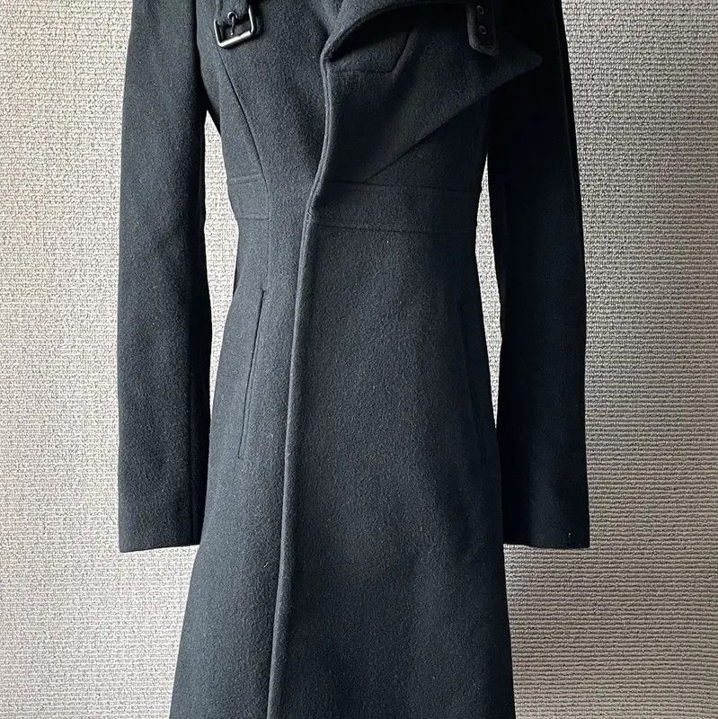Givenchy Givenchy Black Wool Women's Coat 0089 Size M / US 6-8 / IT 42-44 - 1 Thumbnail