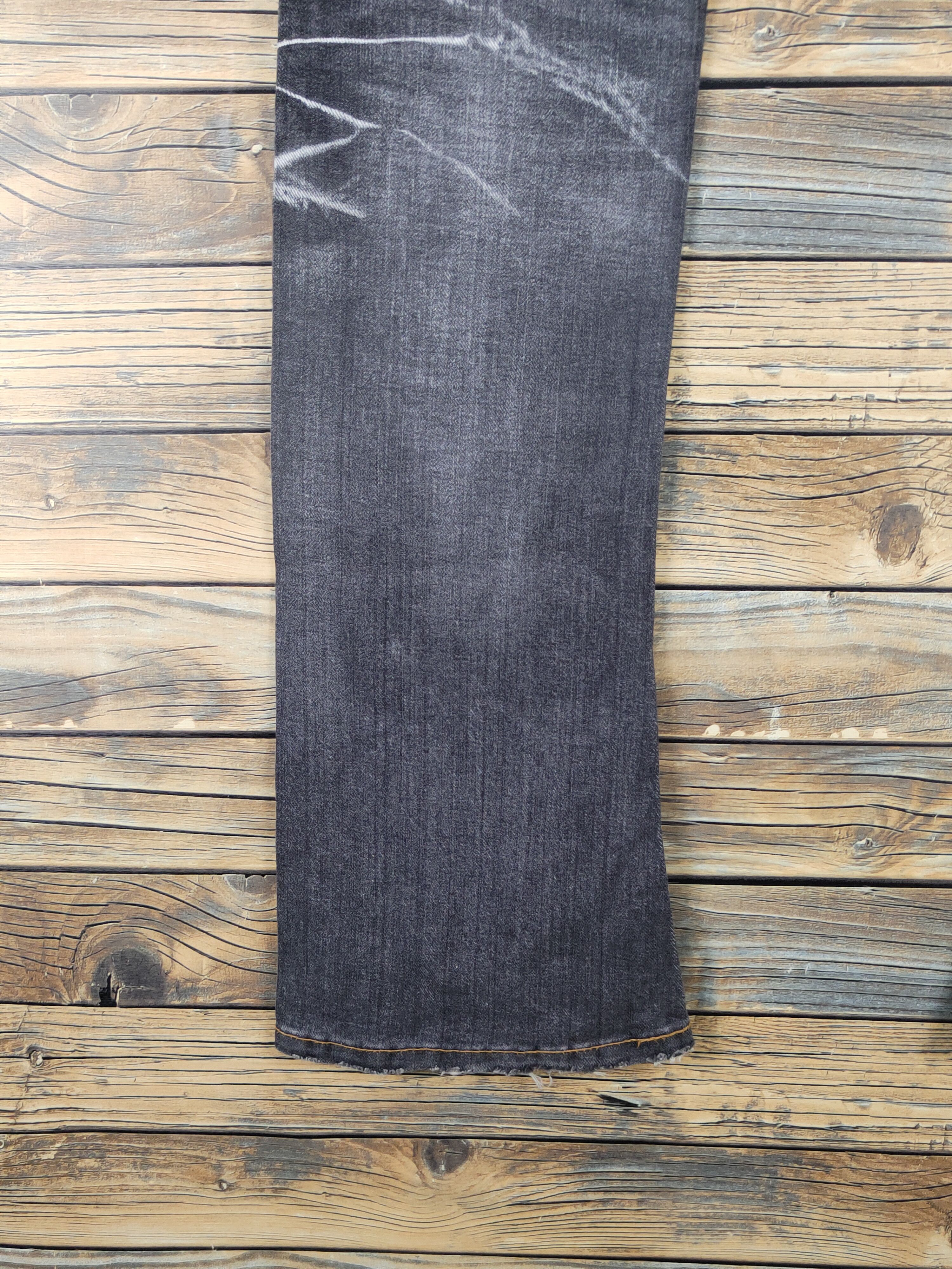 JACKROSE Jack Rose Black faded Distressed Ripped Jeans #W1414 Size US 30 / EU 46 - 11 Thumbnail