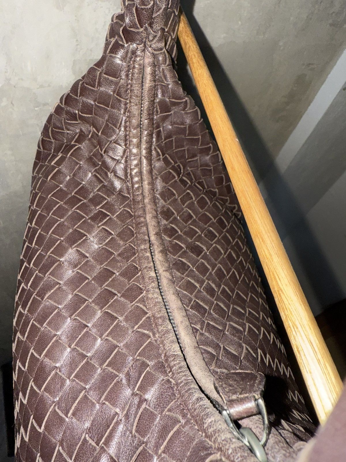 Bottega Veneta Bottega 2010 Brown Intrecciato Woven Nappa Leather Hobo Bag Size ONE SIZE - 7 Thumbnail