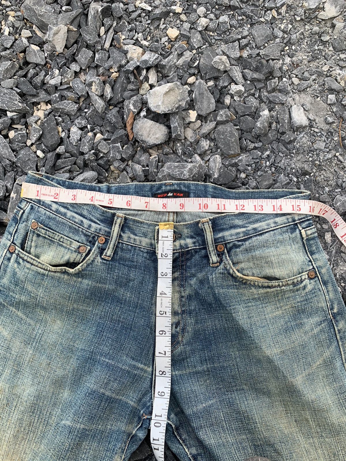 Kapital RED EAR PAUL SMITH SELVEDGE JAPANESE DISTRESSED DENIM Size US 32 / EU 48 - 22 Thumbnail