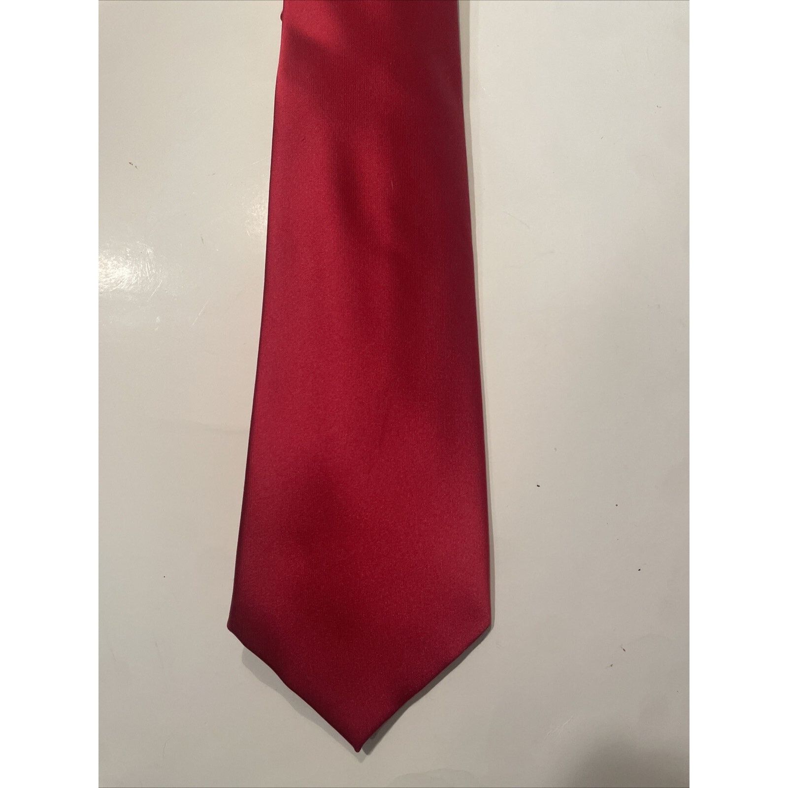 & Other Stories Versa New York 100% silk necktie tie Solid Red Milan Size ONE SIZE - 1 Thumbnail
