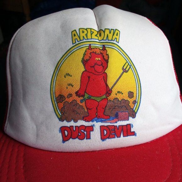 Vintage Deadstock Vintage Arizona Dust Devil Trucker Hat Cap Size ONE SIZE - 2 Thumbnail