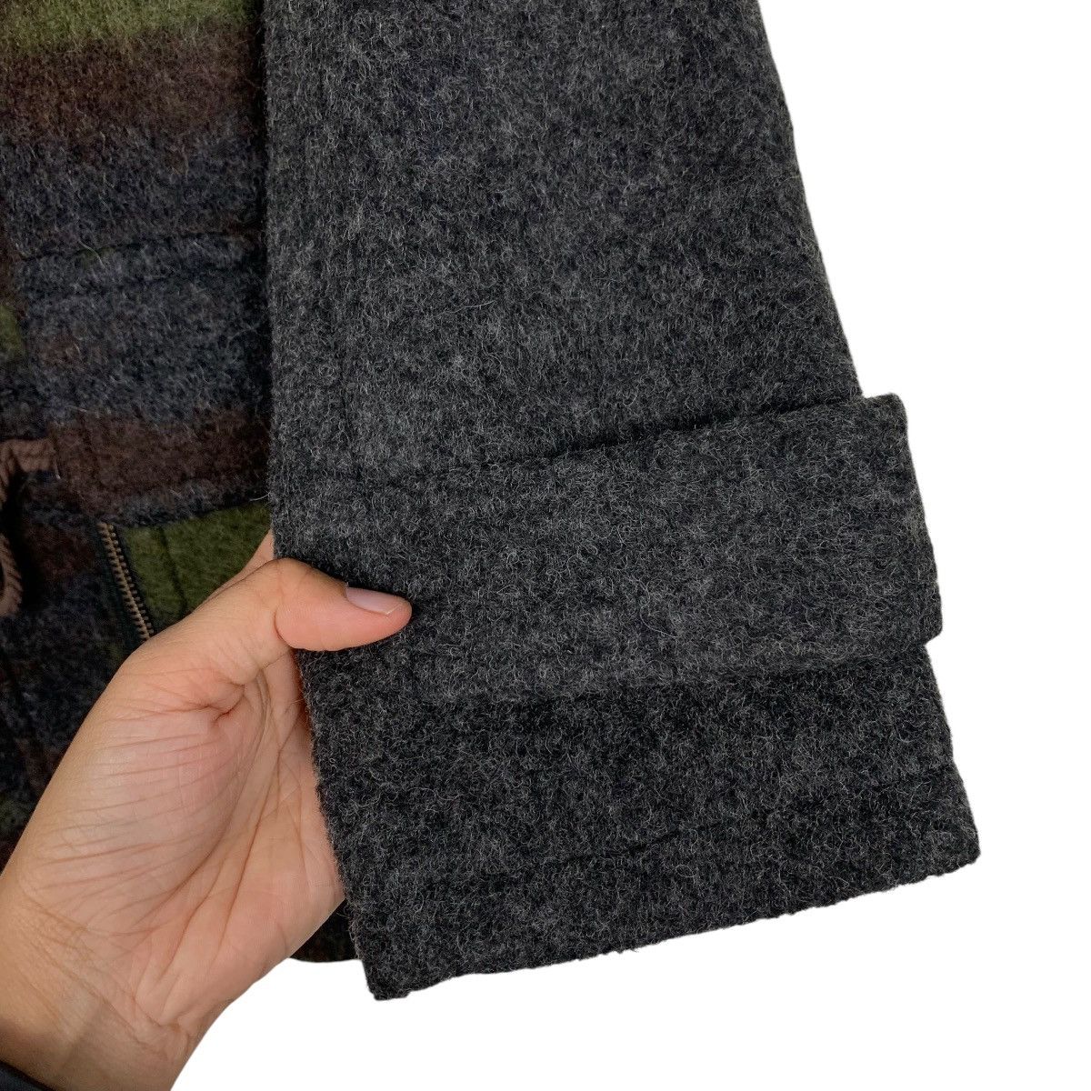 Avirex AVIREX Wool Blend Camo Hooded Duffle Coat Jacket #2786-C126 Size US S / EU 44-46 / 1 - 7 Thumbnail