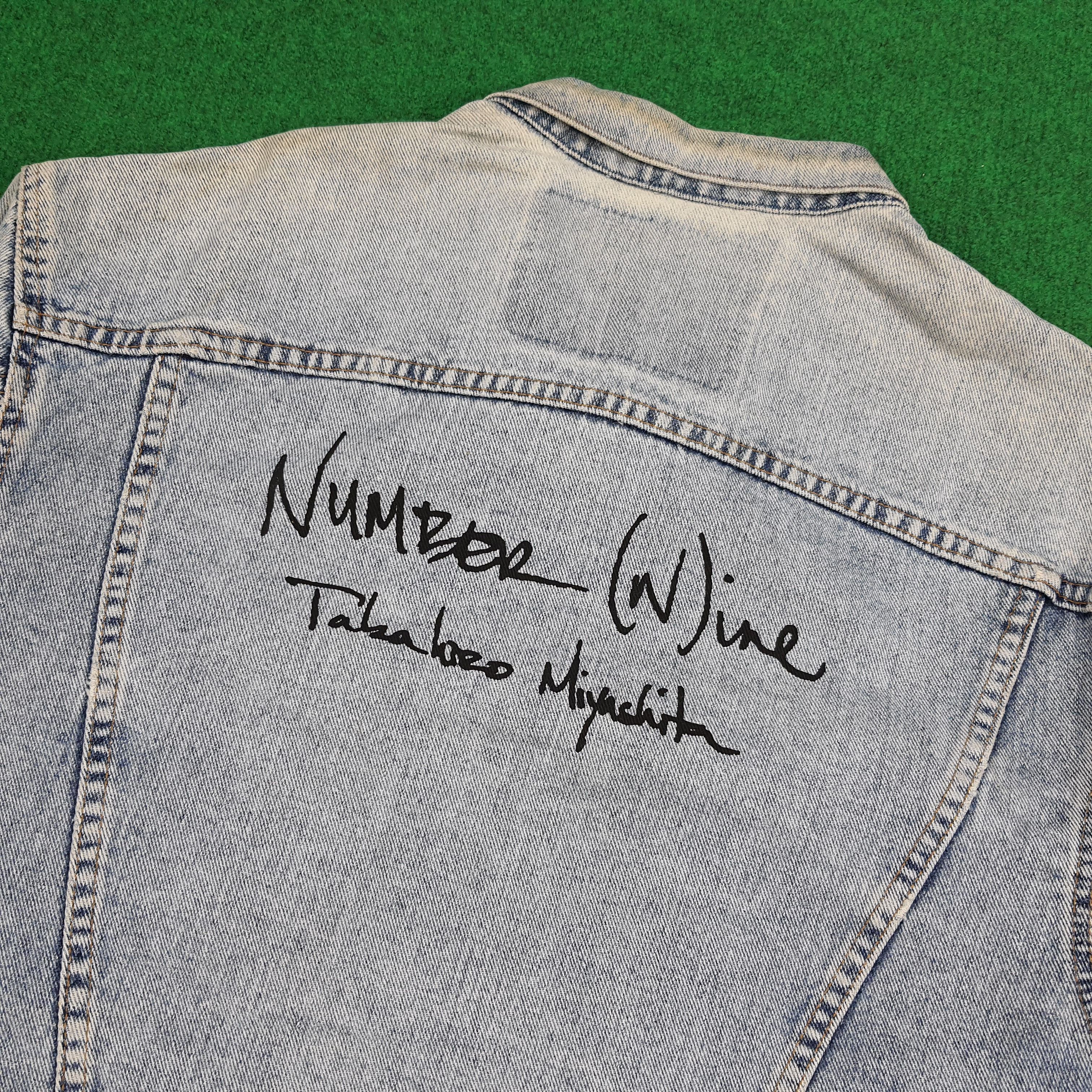 Japanese Brand × Levi's × Vintage Vintage Levi's Custom Number Nine Logo Denim Jacket Size US L / EU 52-54 / 3 - 2 Thumbnail
