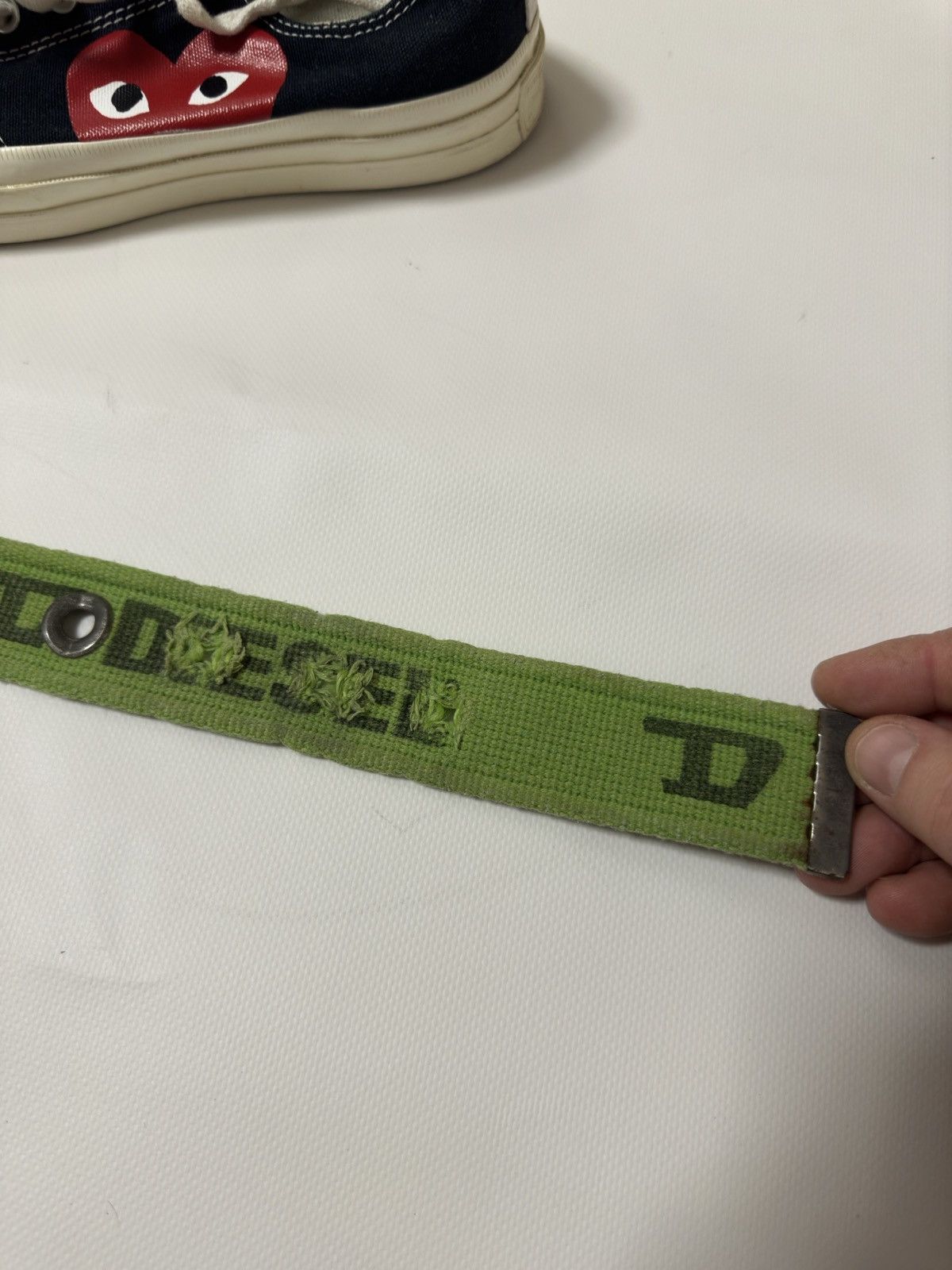 Diesel × Vintage Diesel monogram vintage cotton belt Size ONE SIZE - 6 Thumbnail