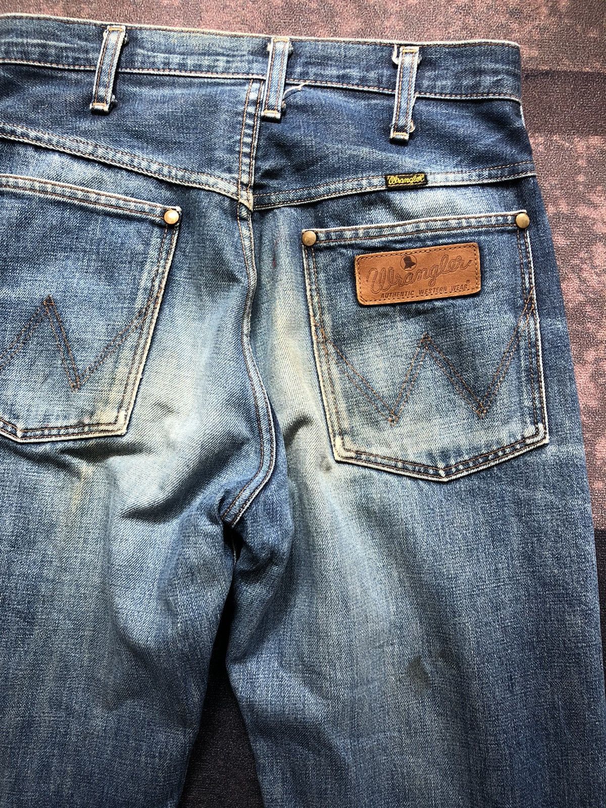 If Six Was Nine Vintage 80s Wrangler Blue Bells Selvedge Jeans Size US 28 / EU 44 - 8 Thumbnail