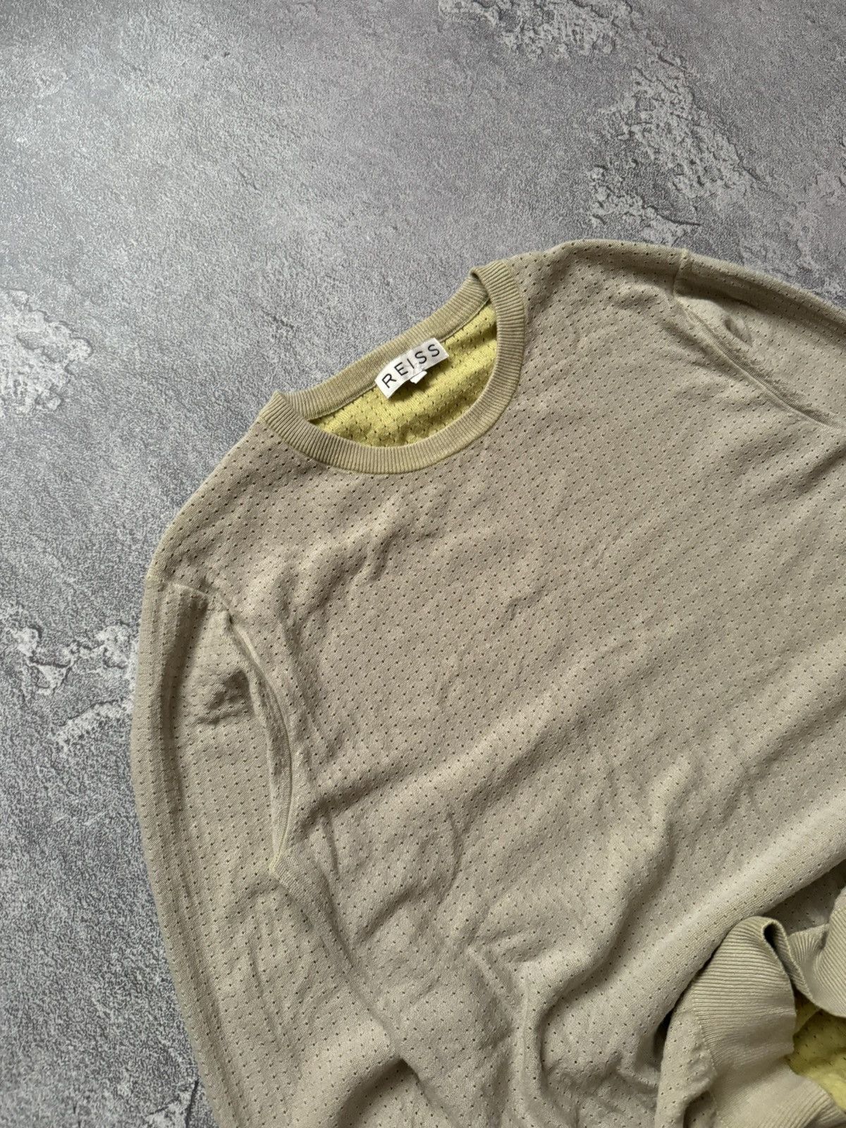 Designer × Reiss Reiss L light sweater knitwear long sleeve sweatshirt jumper Size US L / EU 52-54 / 3 - 2 Thumbnail