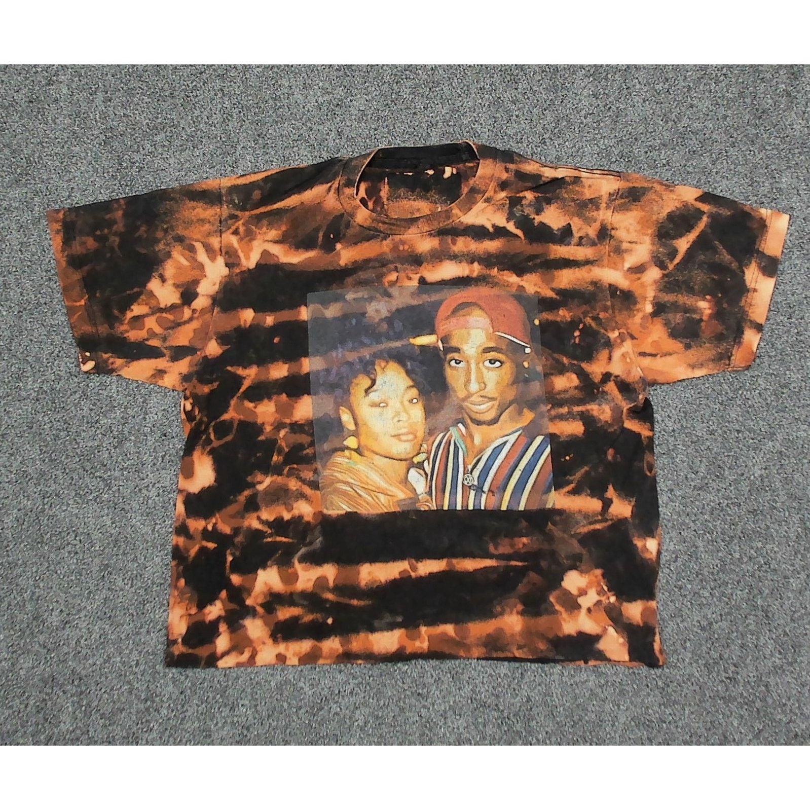 Cross Colours Cross Colours x Vintage Reworked Bleached Tupac Boxy Crop Size L / US 10 / IT 46 - 3 Thumbnail