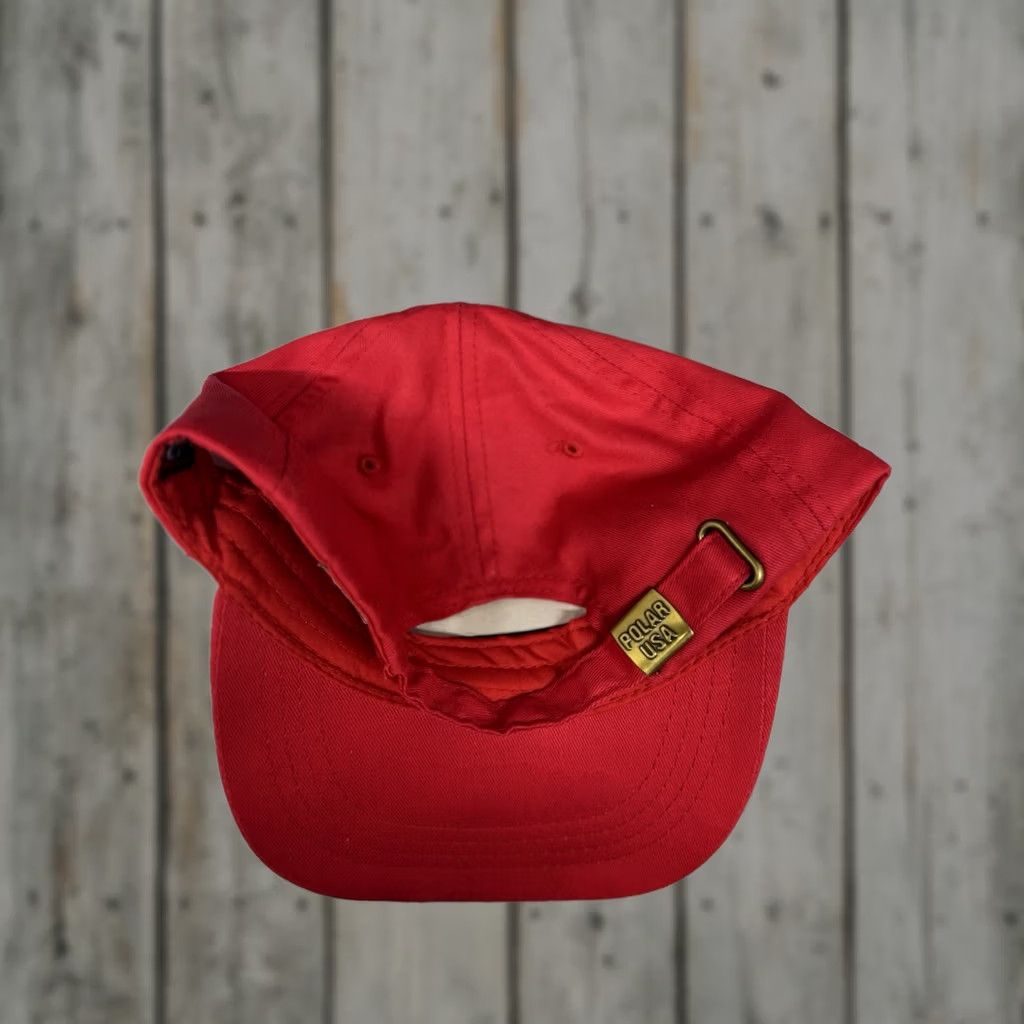 Vintage Yellowstone National Park Hat Cap Red Stitched Logo Snapback Adjustable OSFM Men Size US M / EU 48-50 / 2 - 1 Thumbnail
