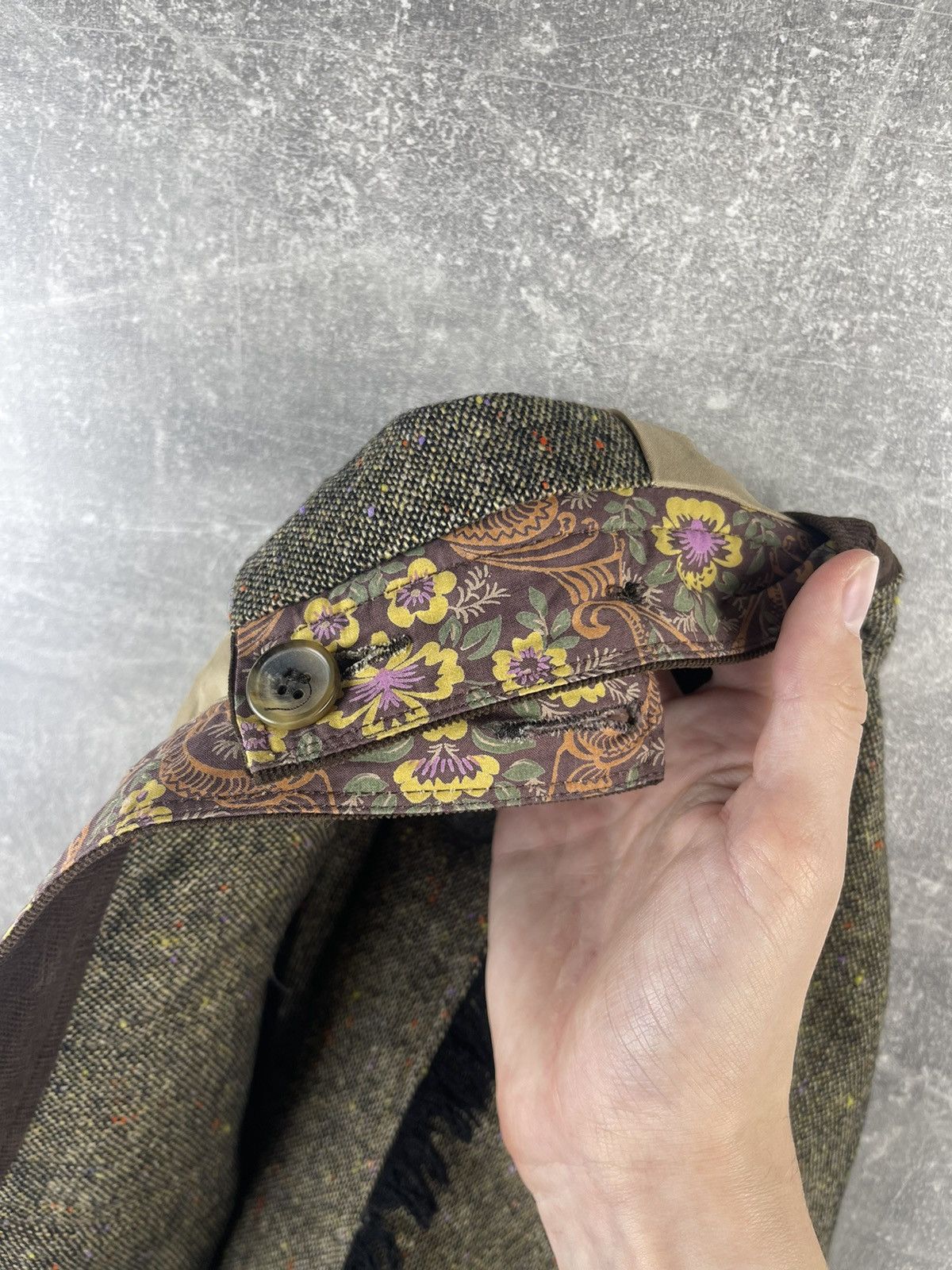 Dolce & Gabbana Dolce&Gabbana Vintage Archives Brown Tweed Buttons Skirt Size 30" / US 8 / IT 44 - 9 Thumbnail