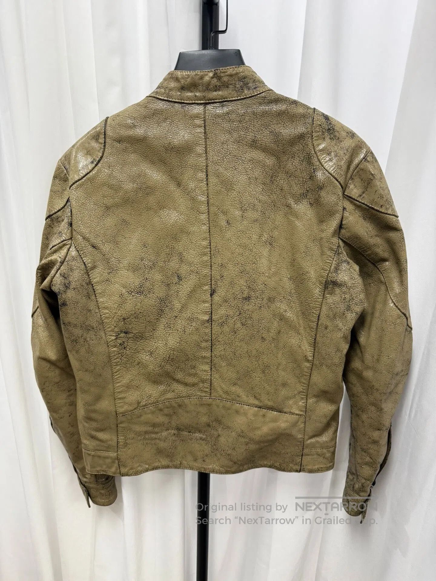 Maison Margiela Maison Margiela Leather Cracked Paint Jacket. Size US M / EU 48-50 / 2 - 8 Thumbnail