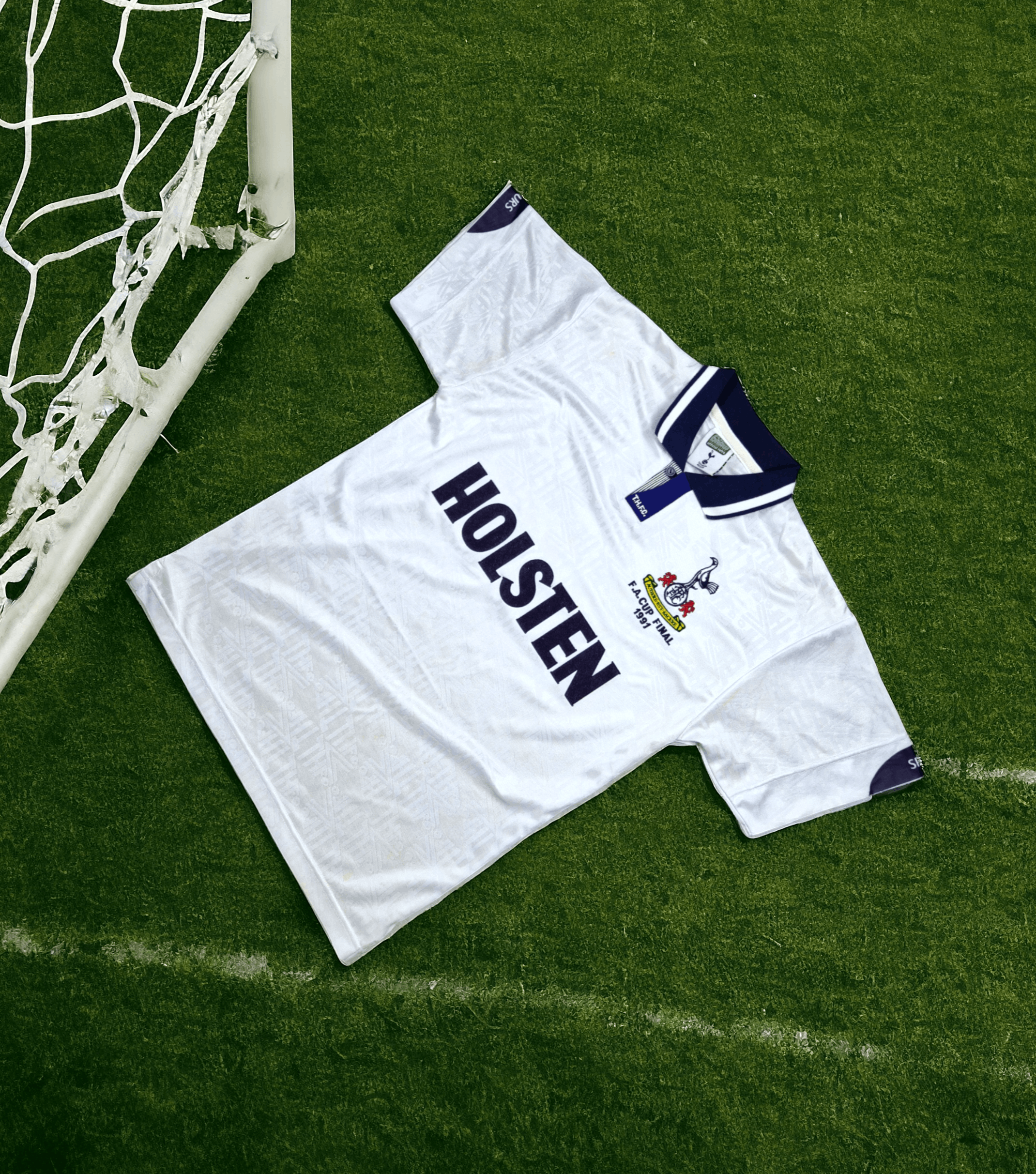 Umbro Tottenham Hotspur 1991-1993 home football jersey Score Draw Size US S / EU 44-46 / 1 - 1 Thumbnail
