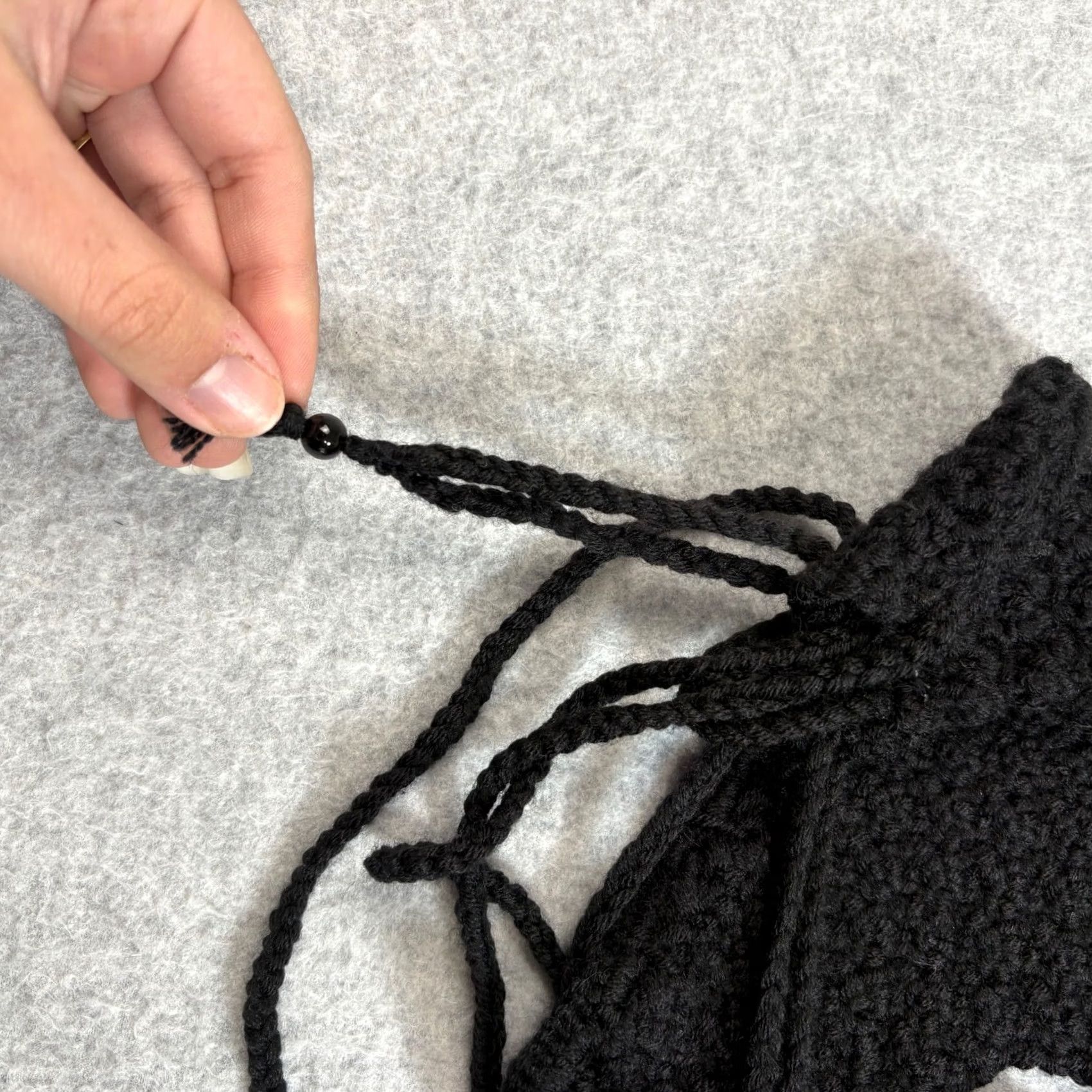 Vintage The Label Crochet Bralette Woman S Black Festival Hippie Club Rave Boho Y2K Lot Size ONE SIZE - 6 Thumbnail