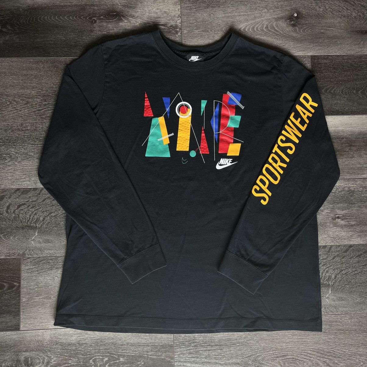 Nike × Vintage Vintage Nike Game Changer Graphic Longsleeve Tee Sportswear Size US XXL / EU 58 / 5 - 1 Thumbnail