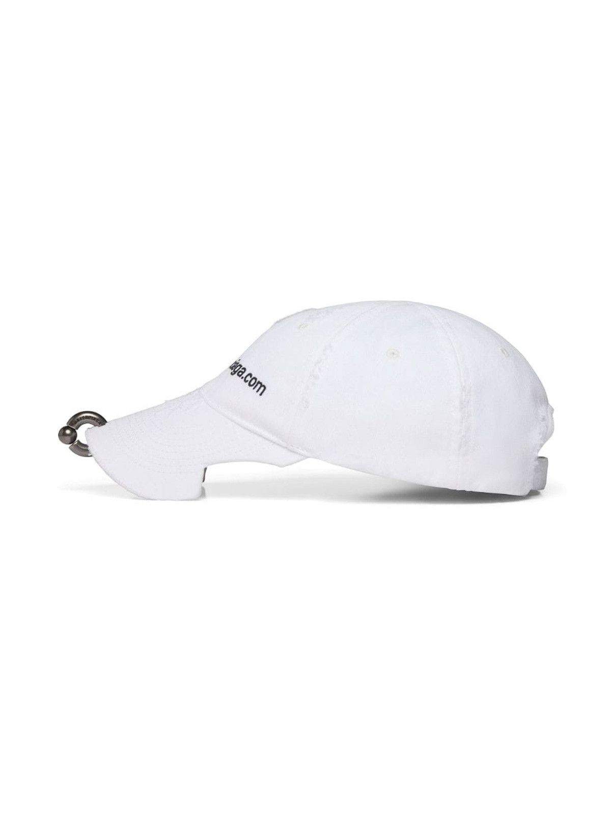 Balenciaga o1tr1nto0126 Size: L / Bal.com Front Piercing Hat / Cap Size ONE SIZE - 4 Thumbnail