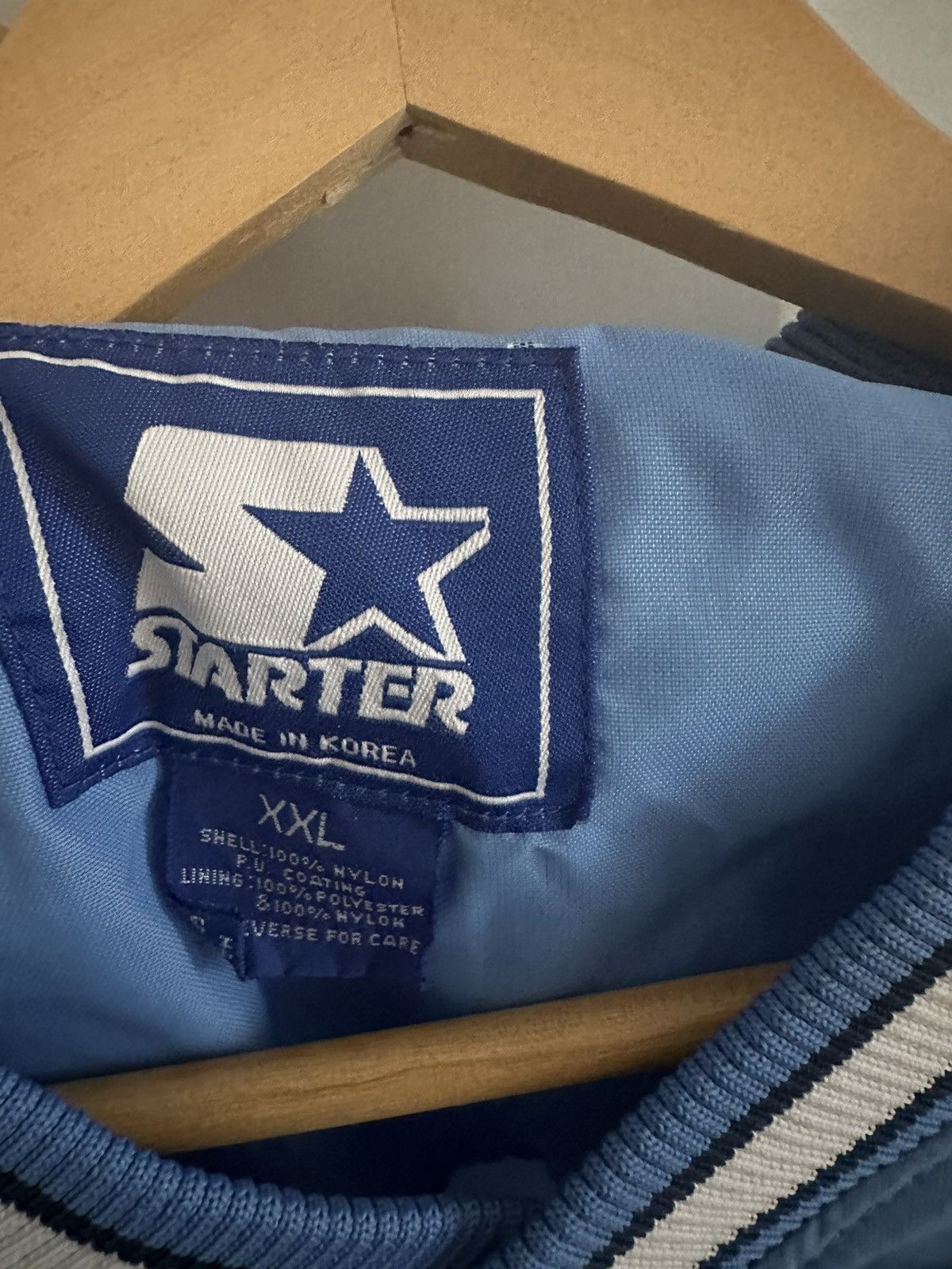 Starter starter jacke North Carolina Size XXL Schlupfjacke Jacket Size US XXL / EU 58 / 5 - 6 Thumbnail