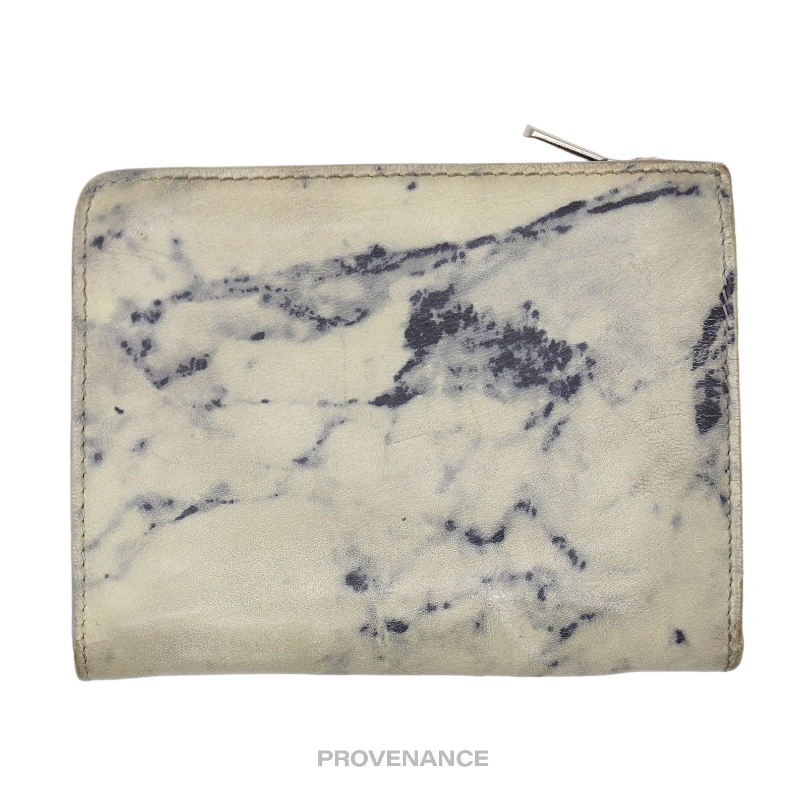 Balenciaga 🔴 Balenciaga Marble Zip Wallet - Black/Off-White Size ONE SIZE - 2 Thumbnail