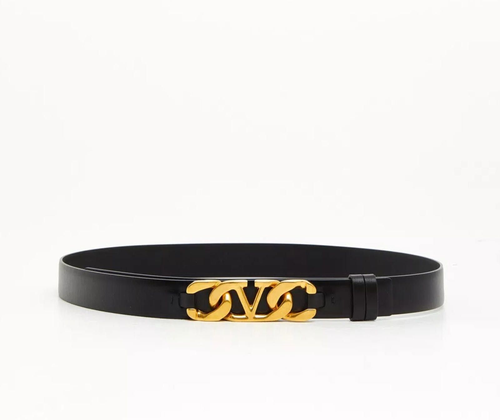 Valentino Valentino Vlogo Chain Shiny Belt Size 80 Size ONE SIZE - 2 Thumbnail