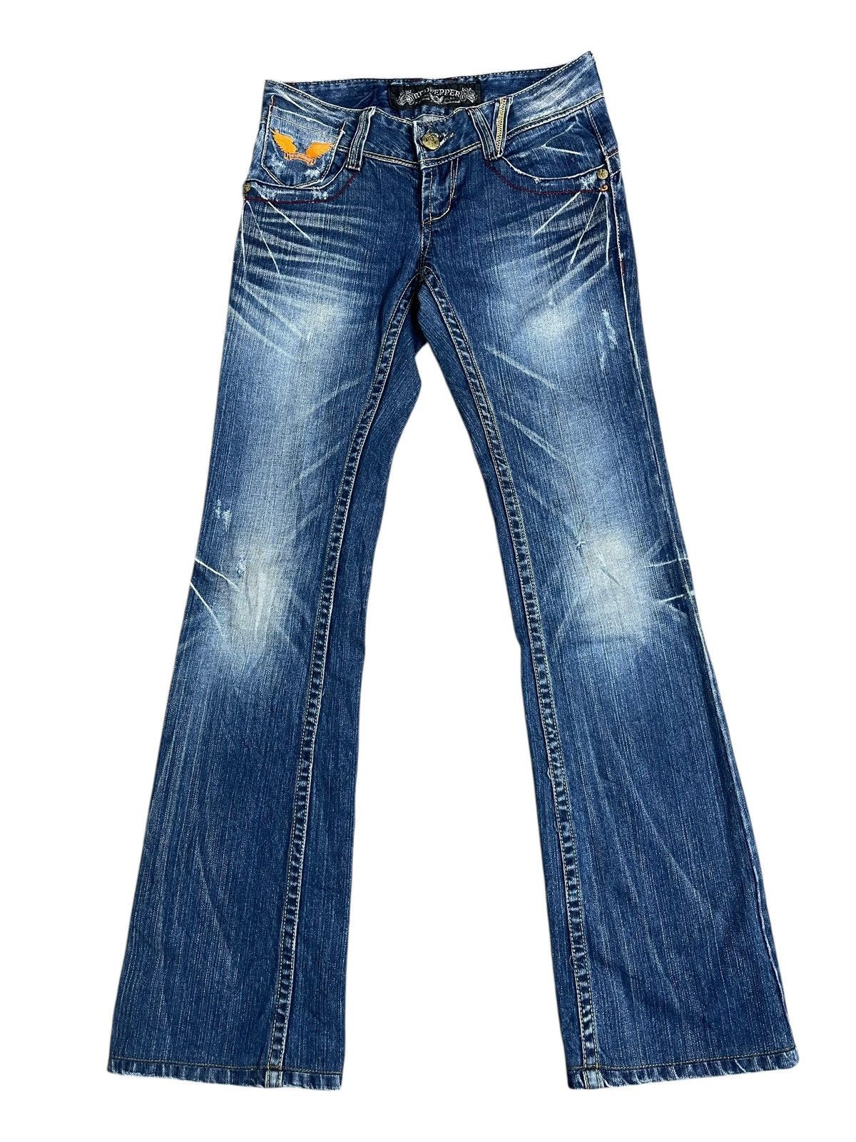 Japanese Brand Red Pepper Jeans Flare Streetwear Size 25" / US 0 / IT 36 - 1 Thumbnail