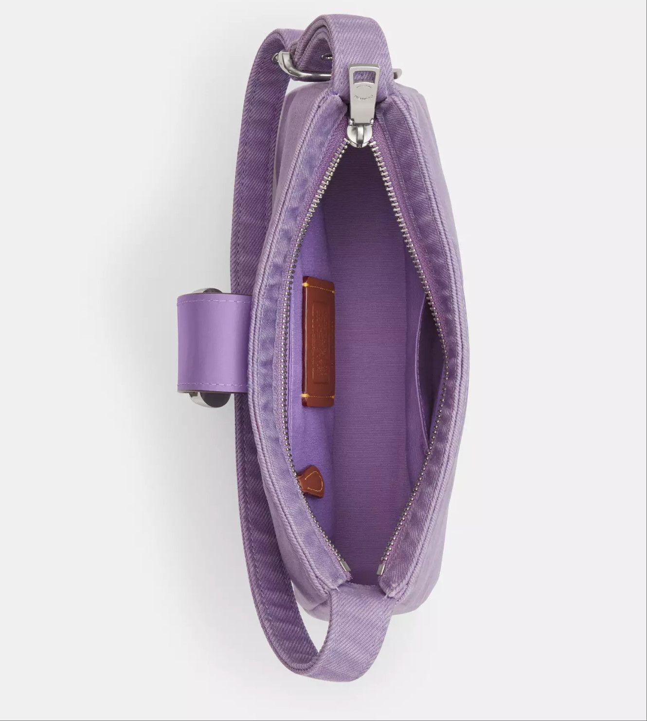 Coach Eliza Shoulder Bag CBR14 denim/Silver/Iris Size ONE SIZE - 9 Thumbnail