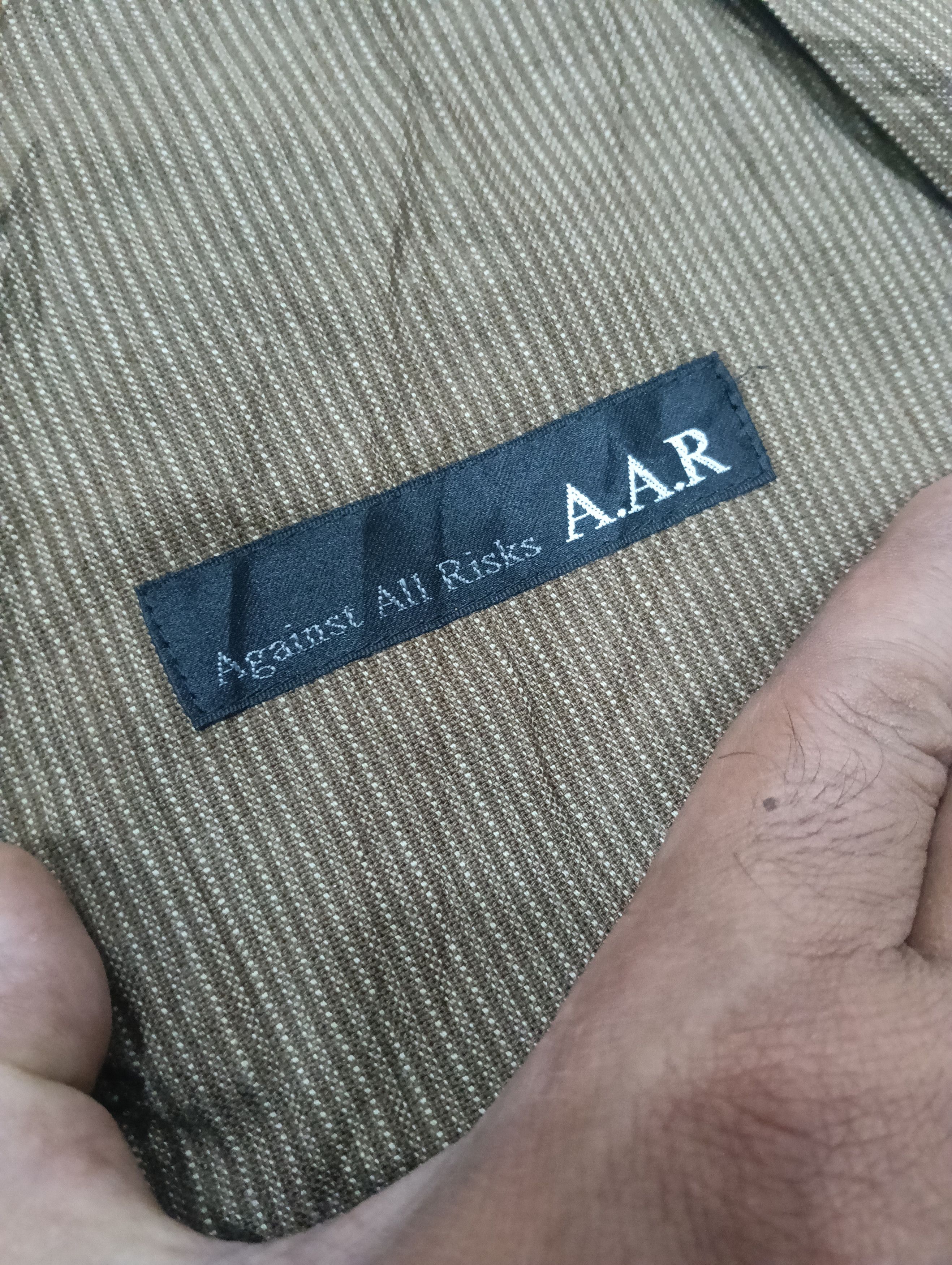 Japanese Brand × Vintage × Yohji Yamamoto All Against Risk By Yohji Yamamoto Like Simple Jacket Size US M / EU 48-50 / 2 - 8 Thumbnail