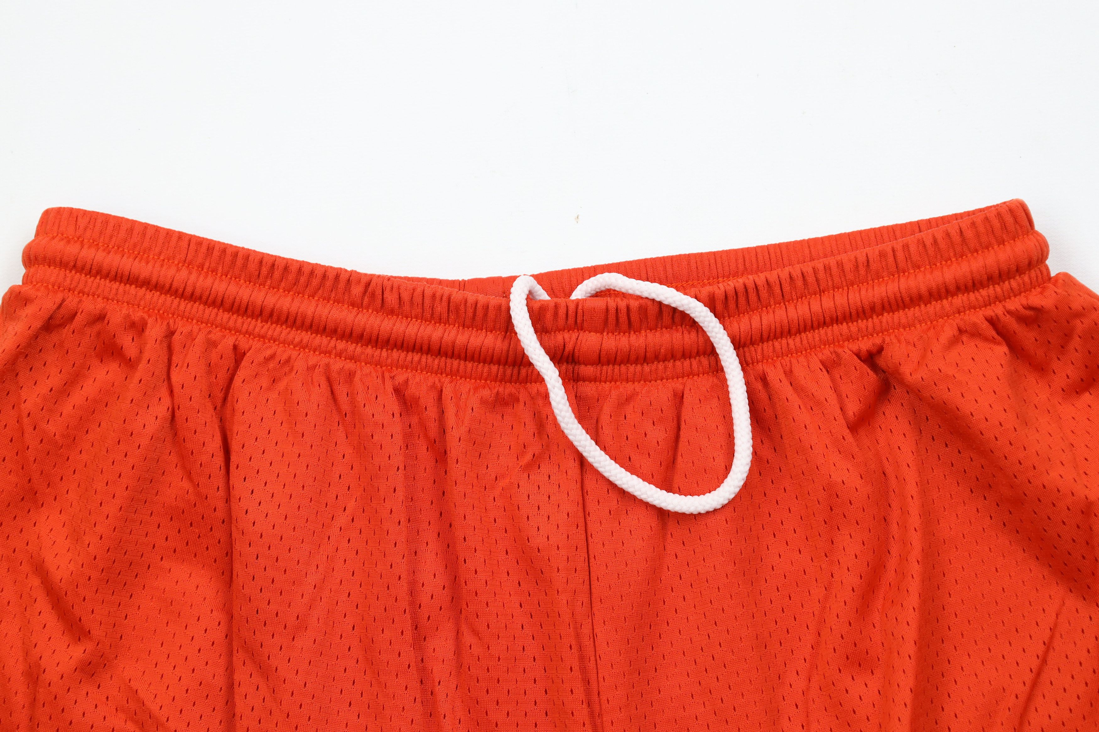 Nike Vintage 90s Nike Scott Mini Swoosh Above Knee Shorts Orange Size US 32 / EU 48 - 2 Thumbnail