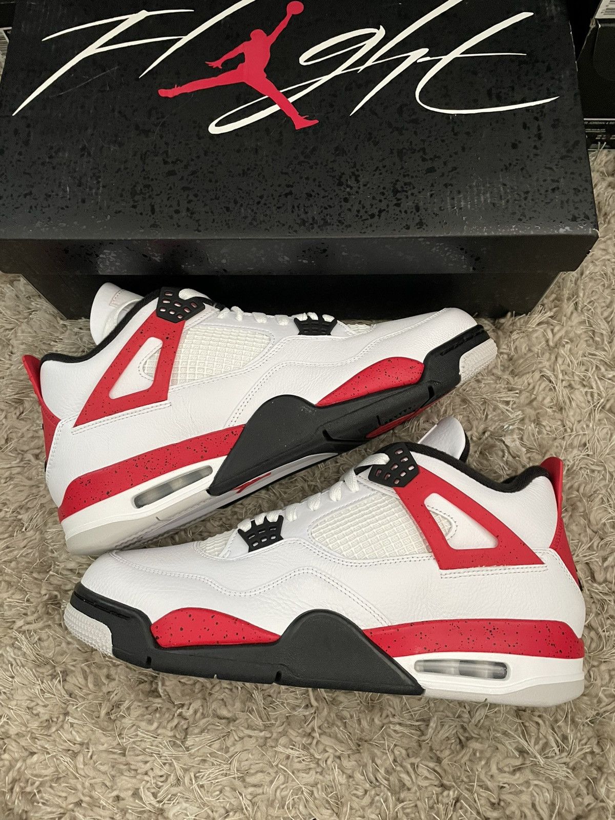 Jordan Brand Jordan 4 Red Cement Size US 12 / EU 45 - 2 Thumbnail