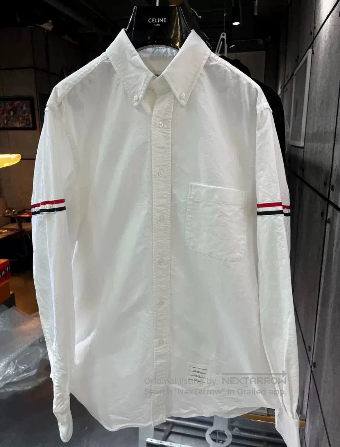 Thom Browne Thom Browne TB Armband Button Long-Sleeve Shirt. Size US XXL / EU 58 / 5 - 2 Thumbnail