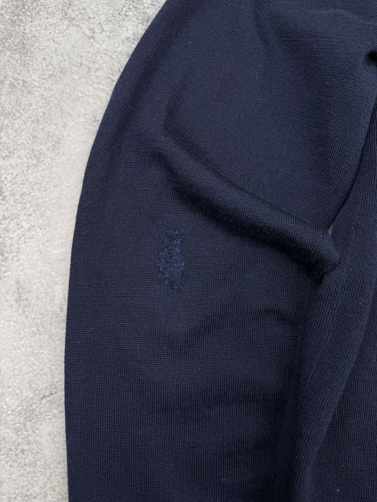 Reiss Reiss Men Cotton Cardigan Navy Size L Size US L / EU 52-54 / 3 - 6 Thumbnail