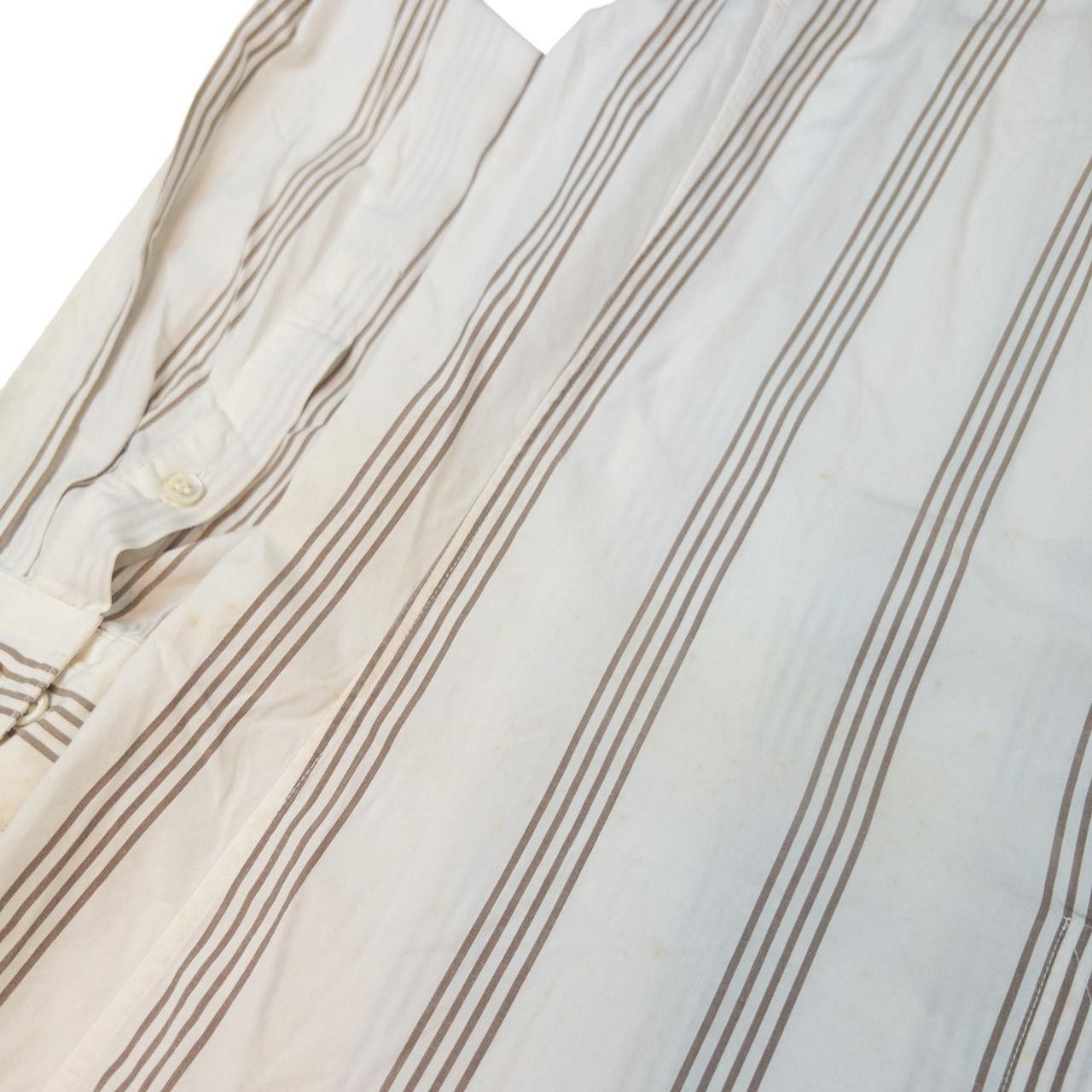 Issey Miyake Vintage Issey Miyake Striped Long Sleeve Button Shirt Size M Size US M / EU 48-50 / 2 - 6 Thumbnail