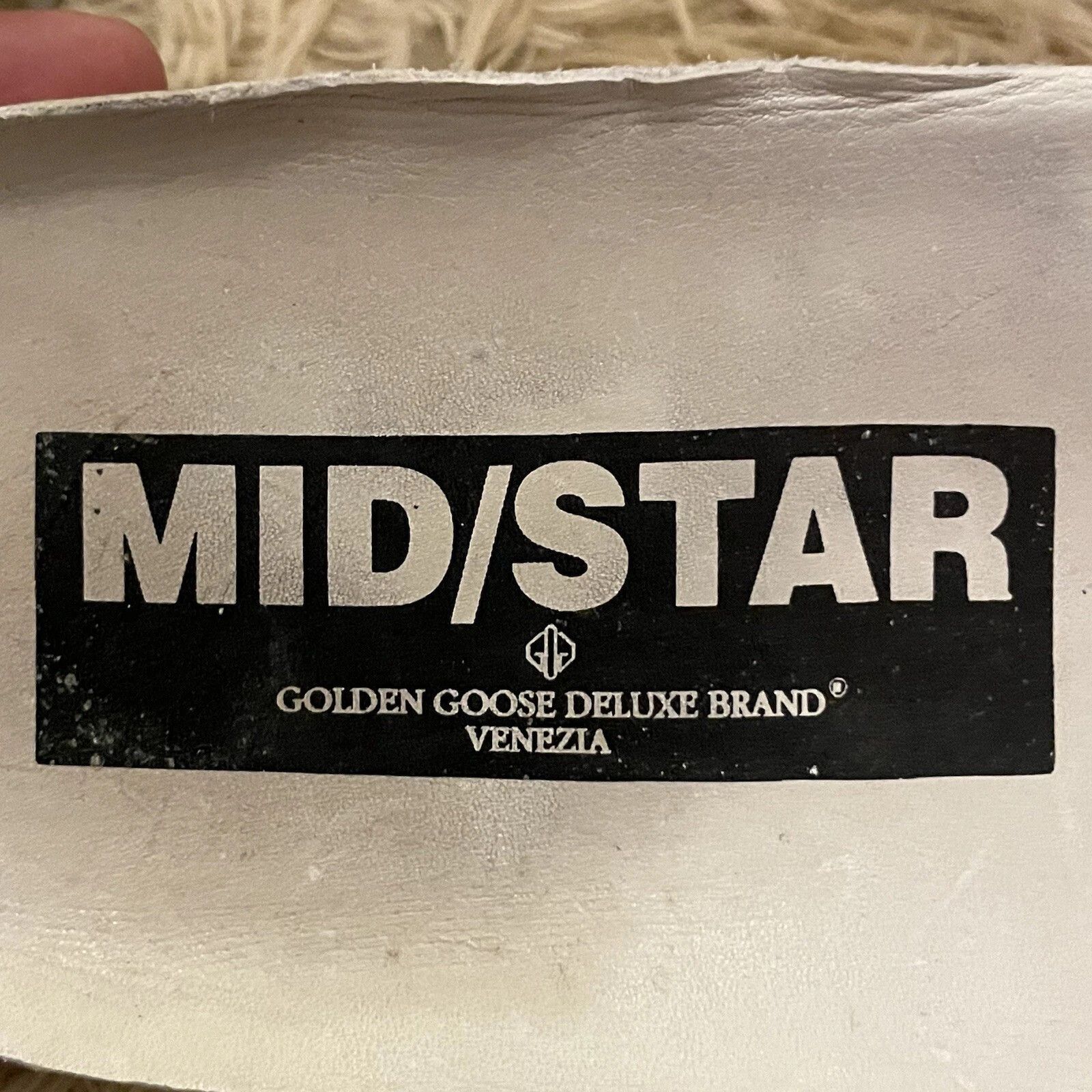 Golden Goose Share Golden Goose Sneakers MID STAR GGDB High Top Leather Size US 12 / EU 45 - 12 Thumbnail