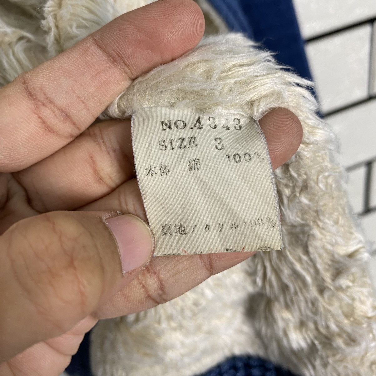Blue Blue Japan 📌Vintage Zipper Sweater Blanket Denim Blue Trick Size US M / EU 48-50 / 2 - 20 Thumbnail