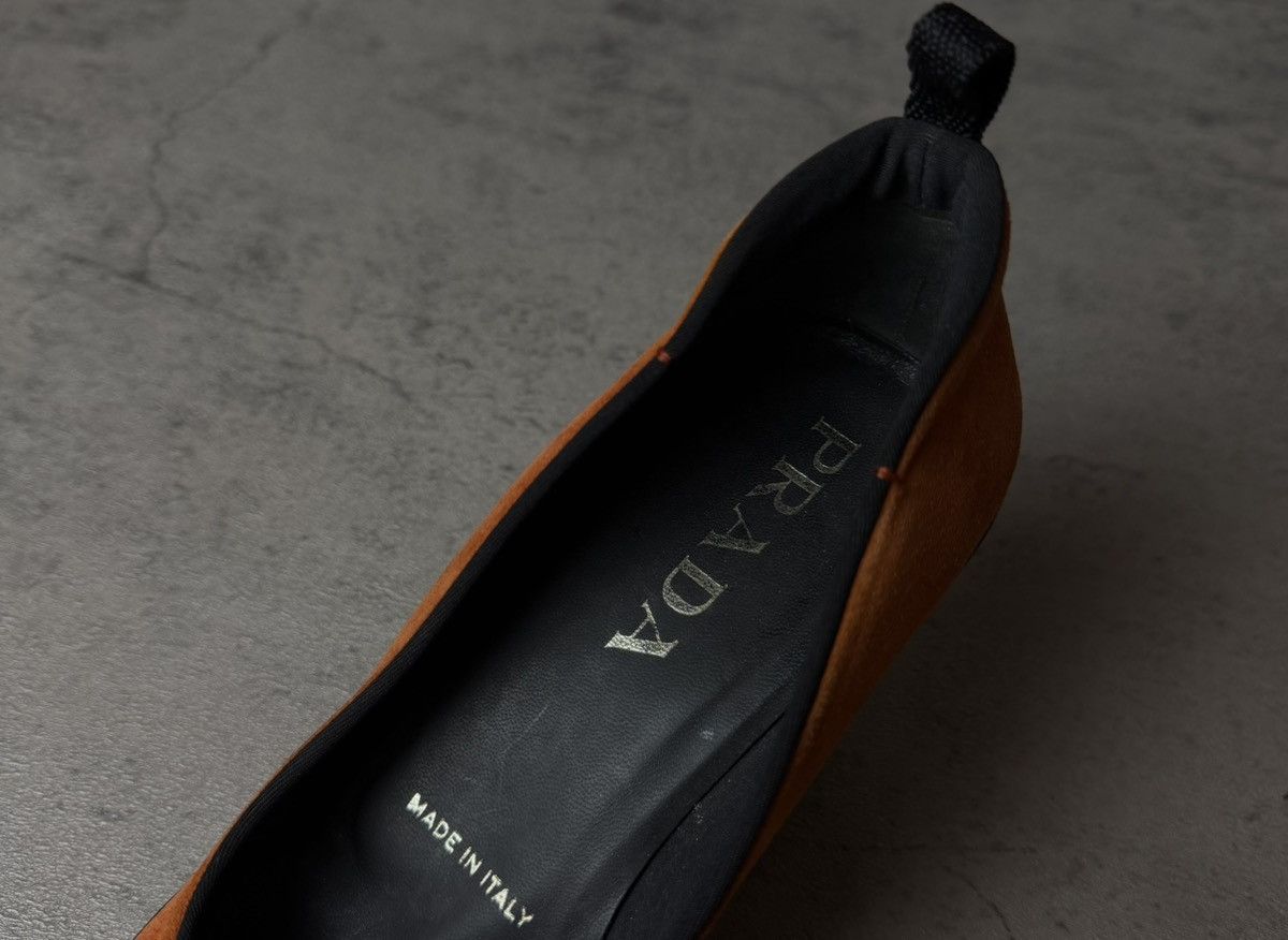 Prada PRADA - FW1999 SUEDE KITTEN HEELS Size US 6 / IT 36 - 10 Thumbnail